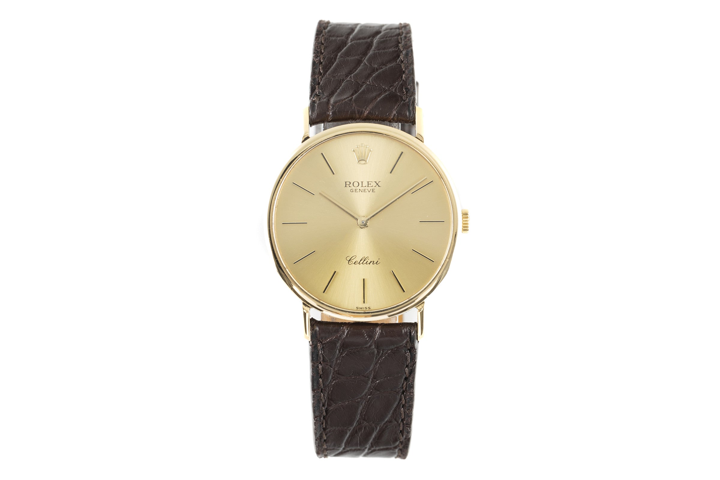 Rolex Cellini 18K (0,750) Gelbgold Handaufzug Herrenuhr Gold Ref. 5112 Klassiker [2108972]
