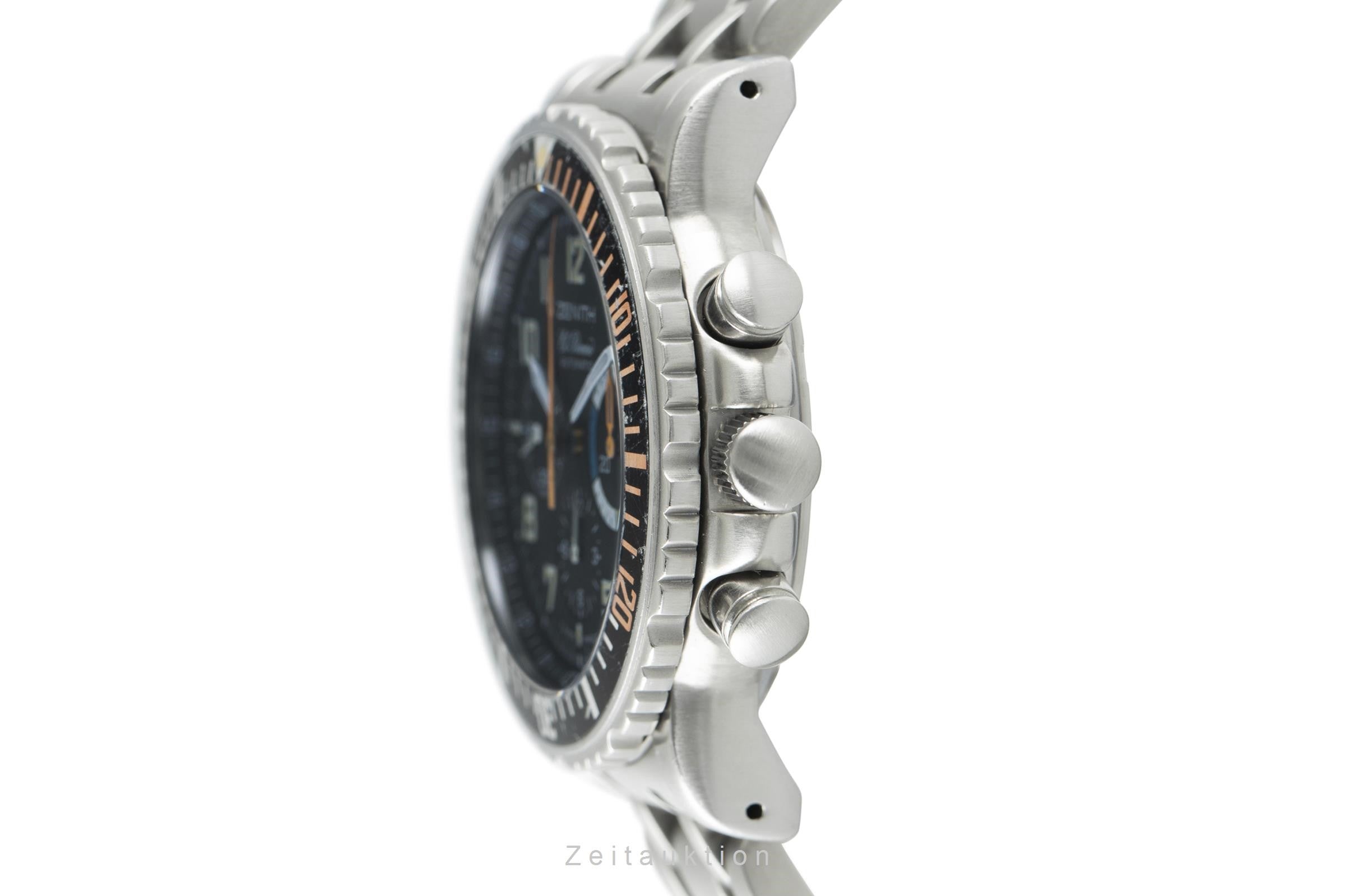 Zenith El Primero chronograph steel automatic Kal. 405 Ref
