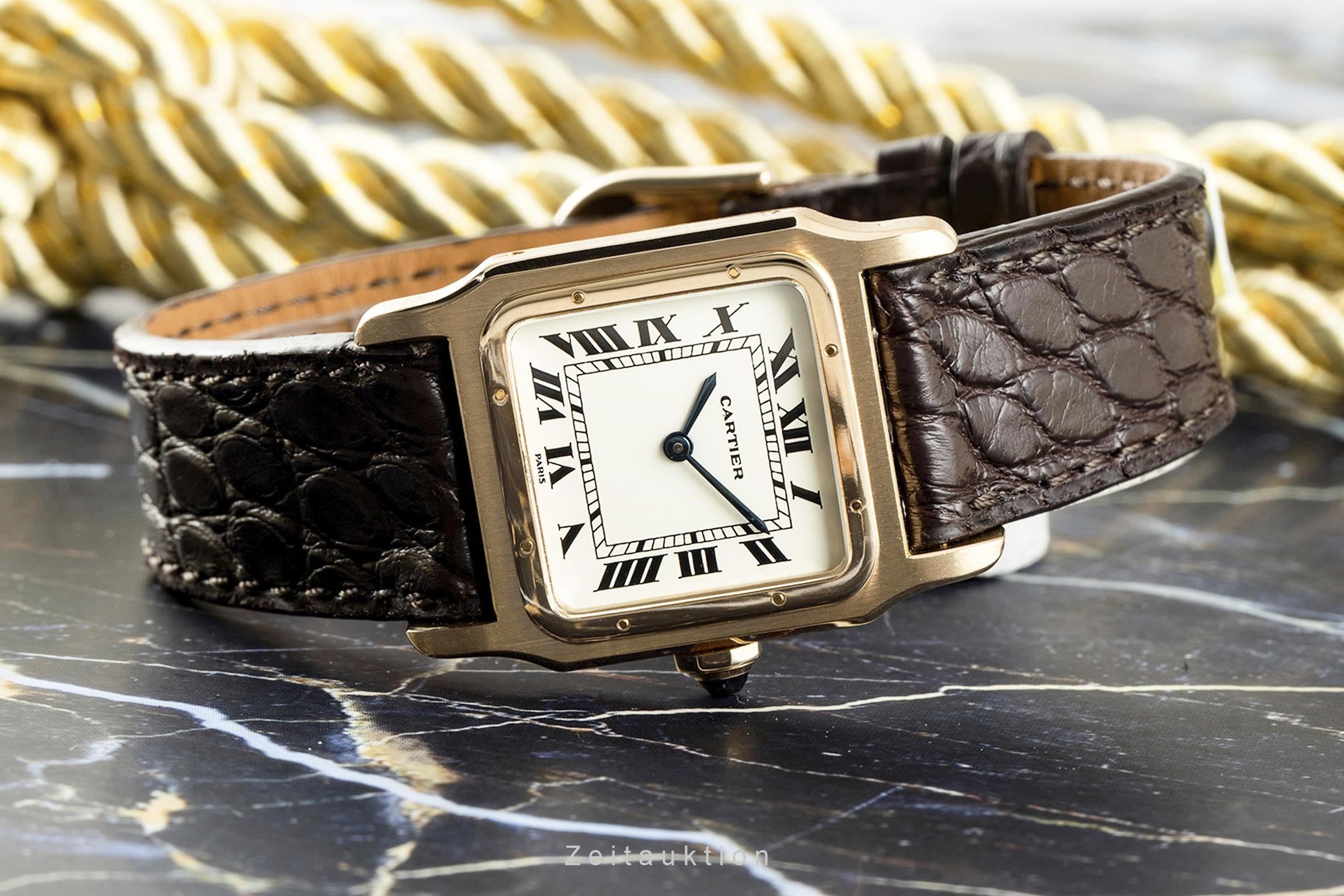 Cartier Santos 18k Gold Handaufzug 15751 VINTAGE 2109000