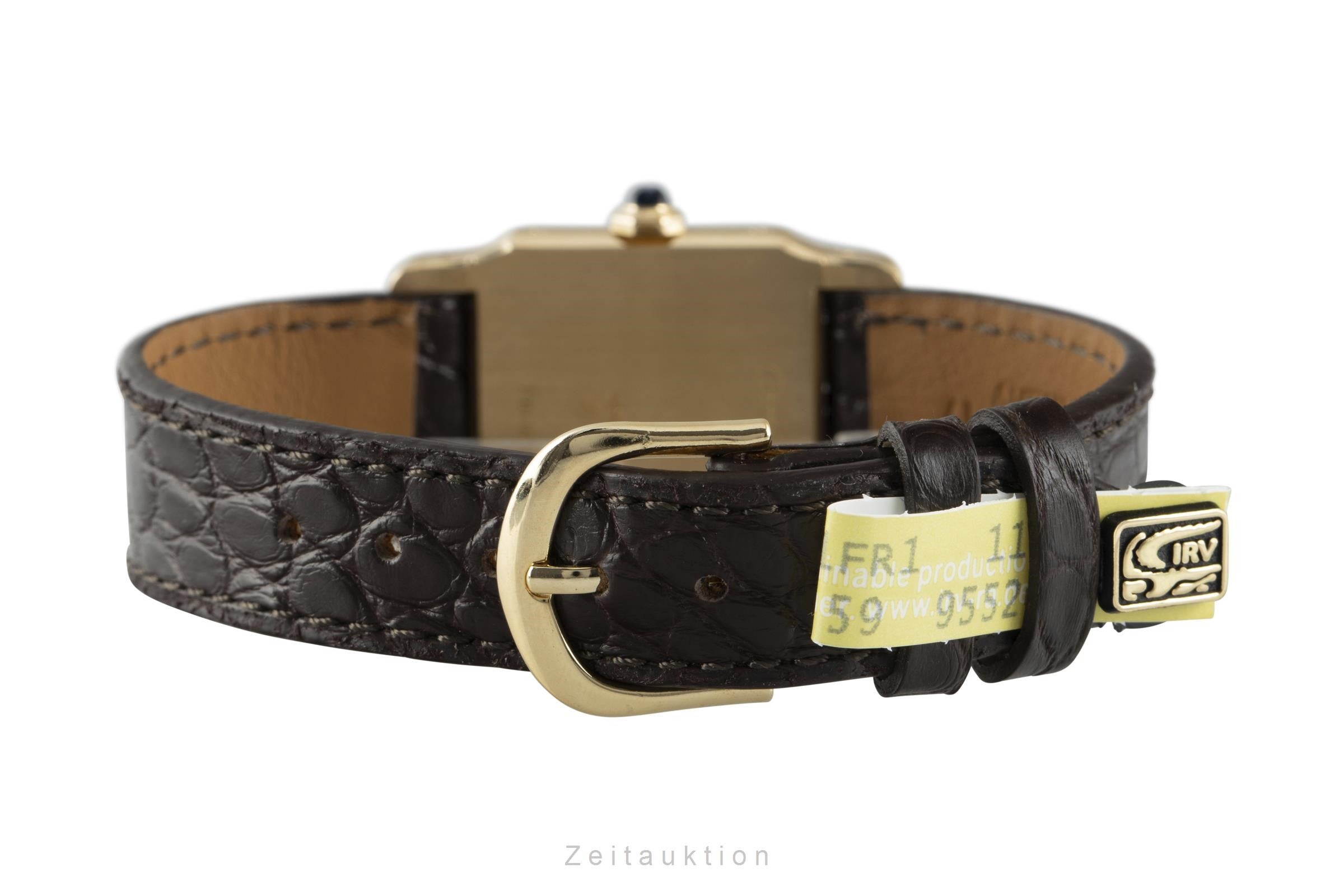 Cartier Santos oro de 18 quilates cuerda manual reloj para damas  15751 VP: 14000EUR Vintage  [2109000]