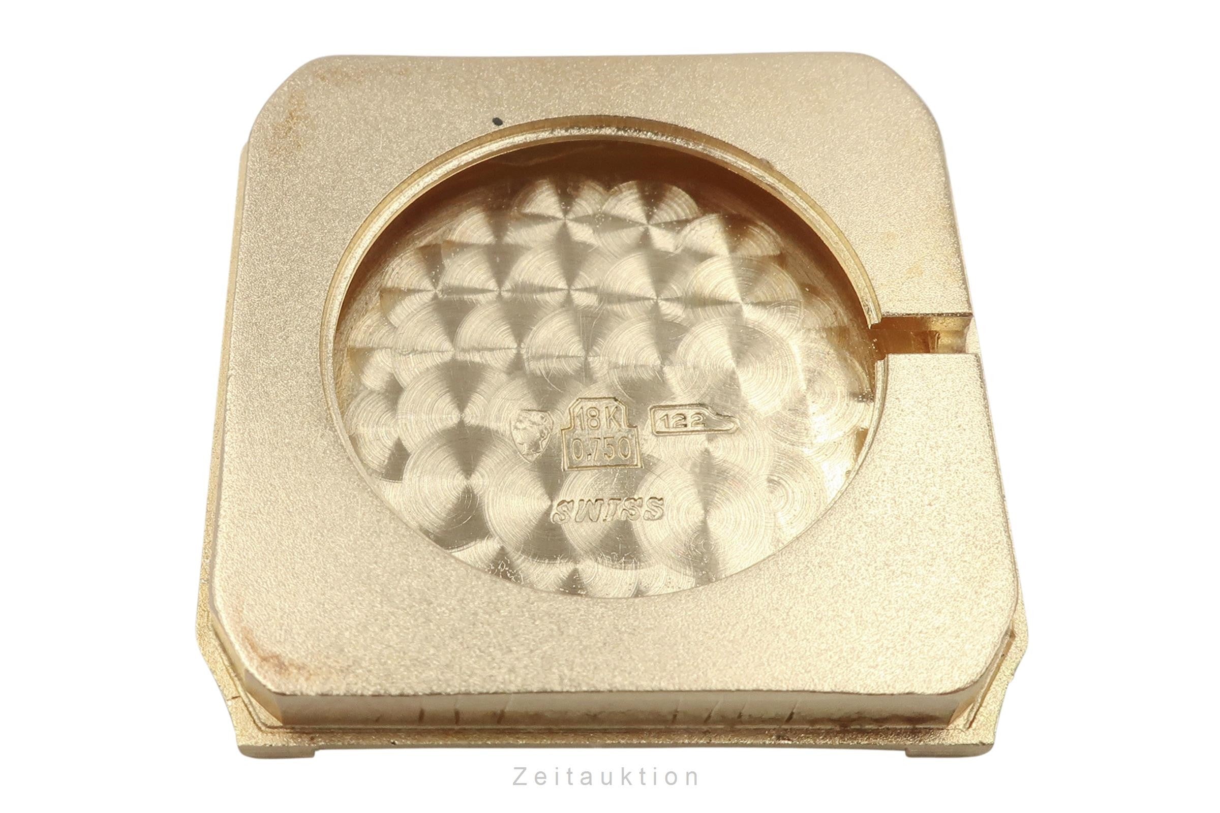 Cartier Santos oro de 18 quilates cuerda manual reloj para damas  15751 VP: 14000EUR Vintage  [2109000]