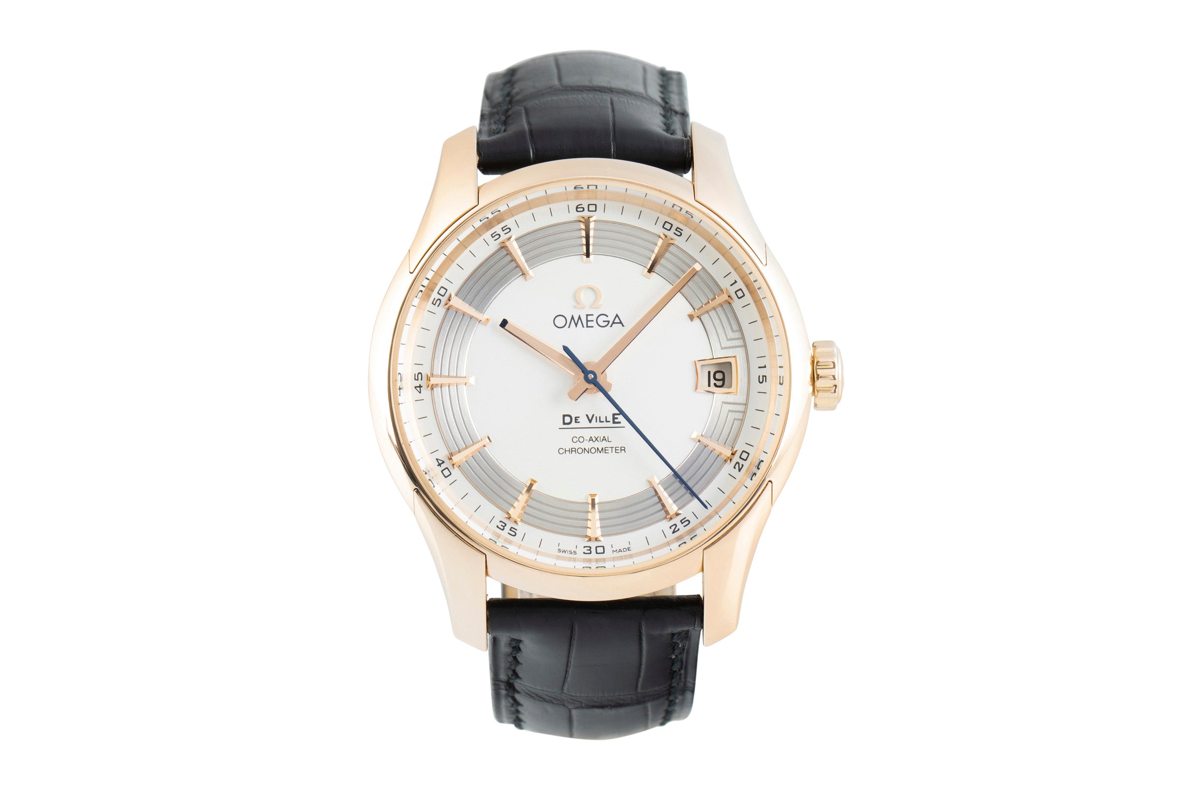 Omega De Ville 18 ct red gold automatic men's watch 431.63.41.21.02.001 LP: 17200EUR  [2109082]