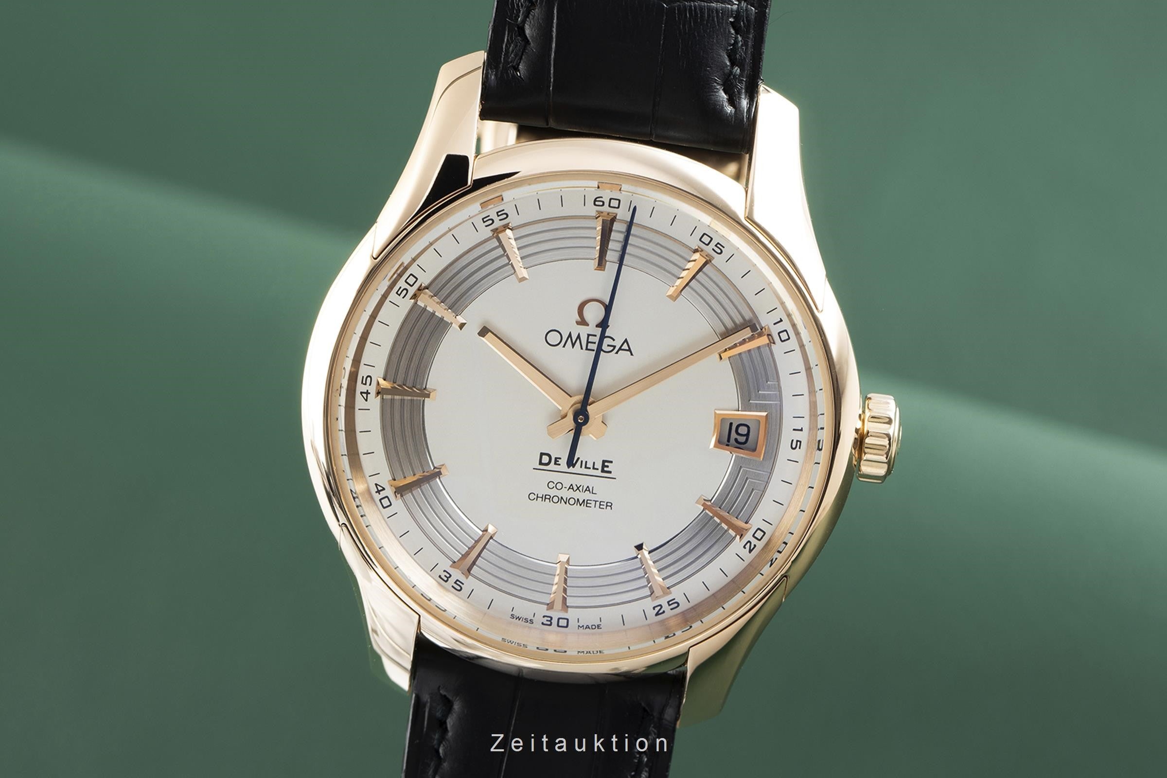 Omega De Ville 18 ct red gold automatic men's watch 431.63.41.21.02.001 LP: 17200EUR  [2109082]