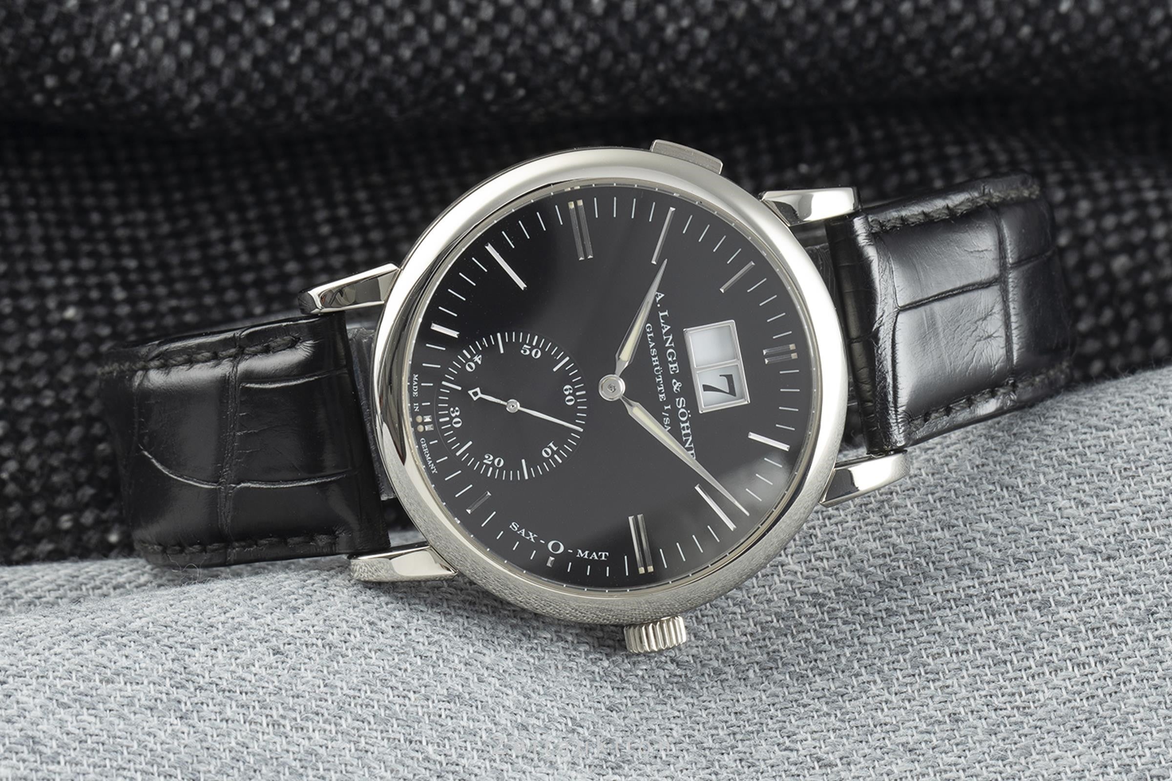 A. Lange & Söhne Langematik oro blanco de 18 quilates automático reloj para caballeros 308.027 LP: 27800EUR  [2109103]