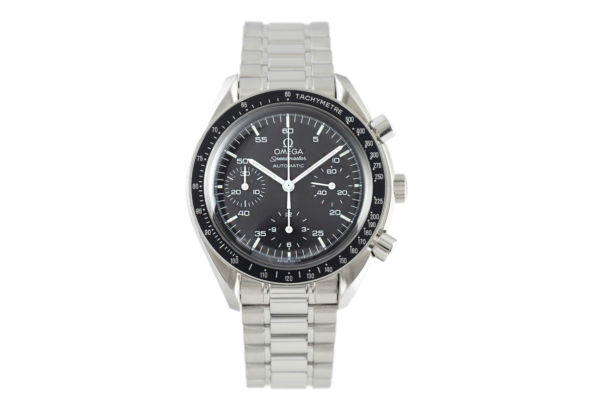 Omega Speedmaster chronograph steel automatic men's watch 3510.50.00, 175.0032.1  [2109123]