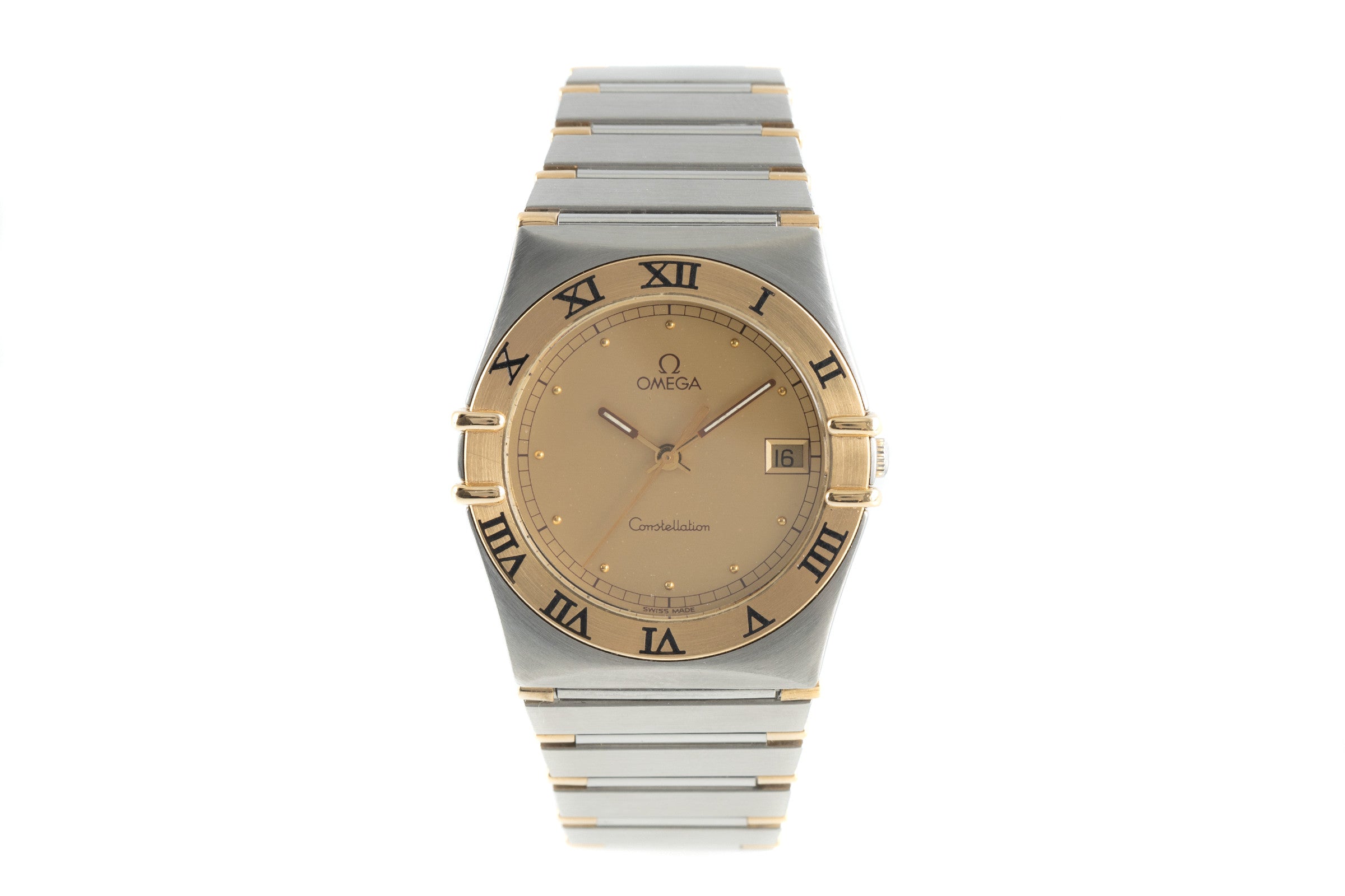 Omega Constellation acciaio / oro quarzo orologio da uomo 396.1070.1, 396.1080.1 LP: 4700EUR  [2109137]