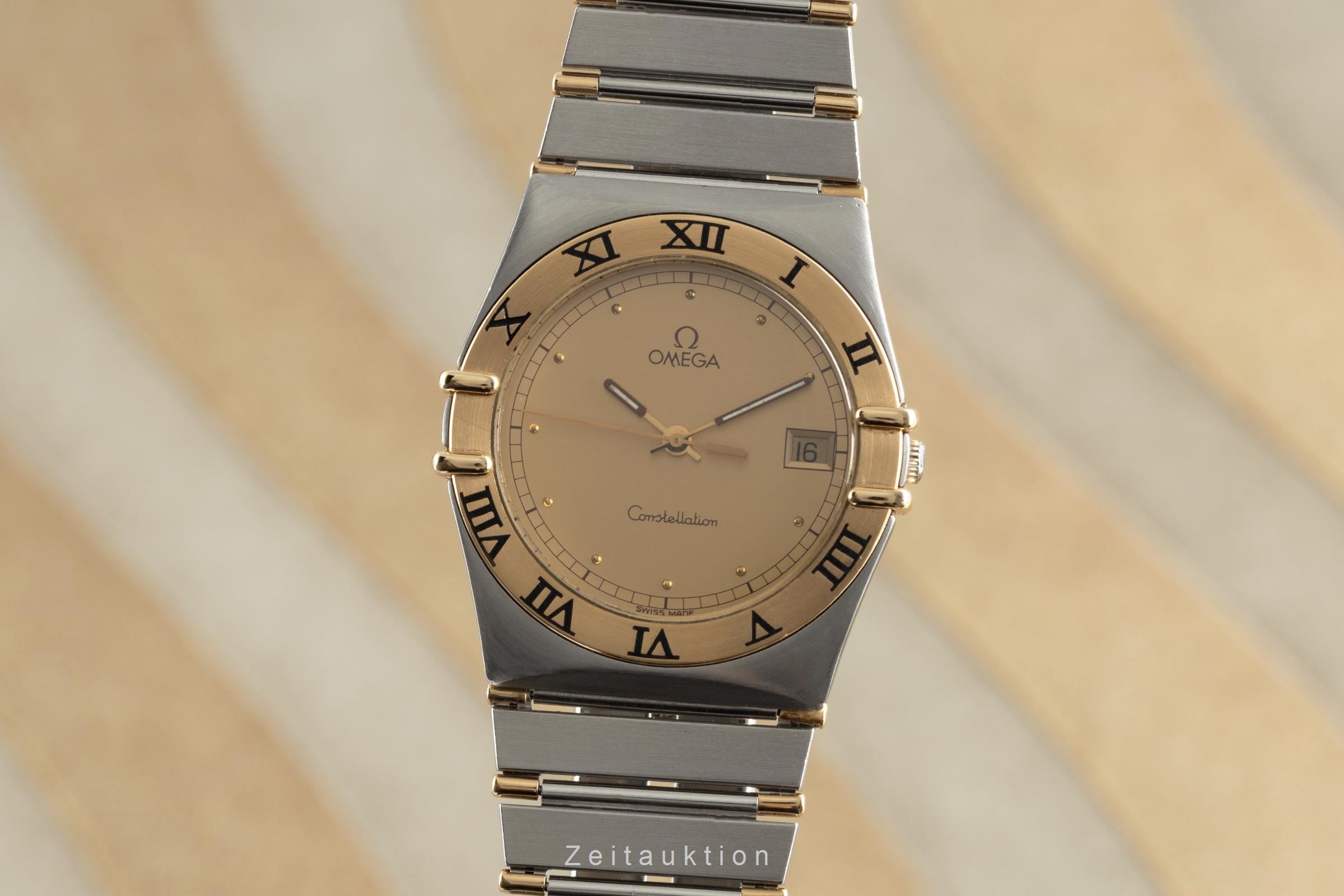 Omega Constellation steel / gold quartz men's watch 396.1070.1, 396.1080.1 LP: 4700EUR  [2109137]