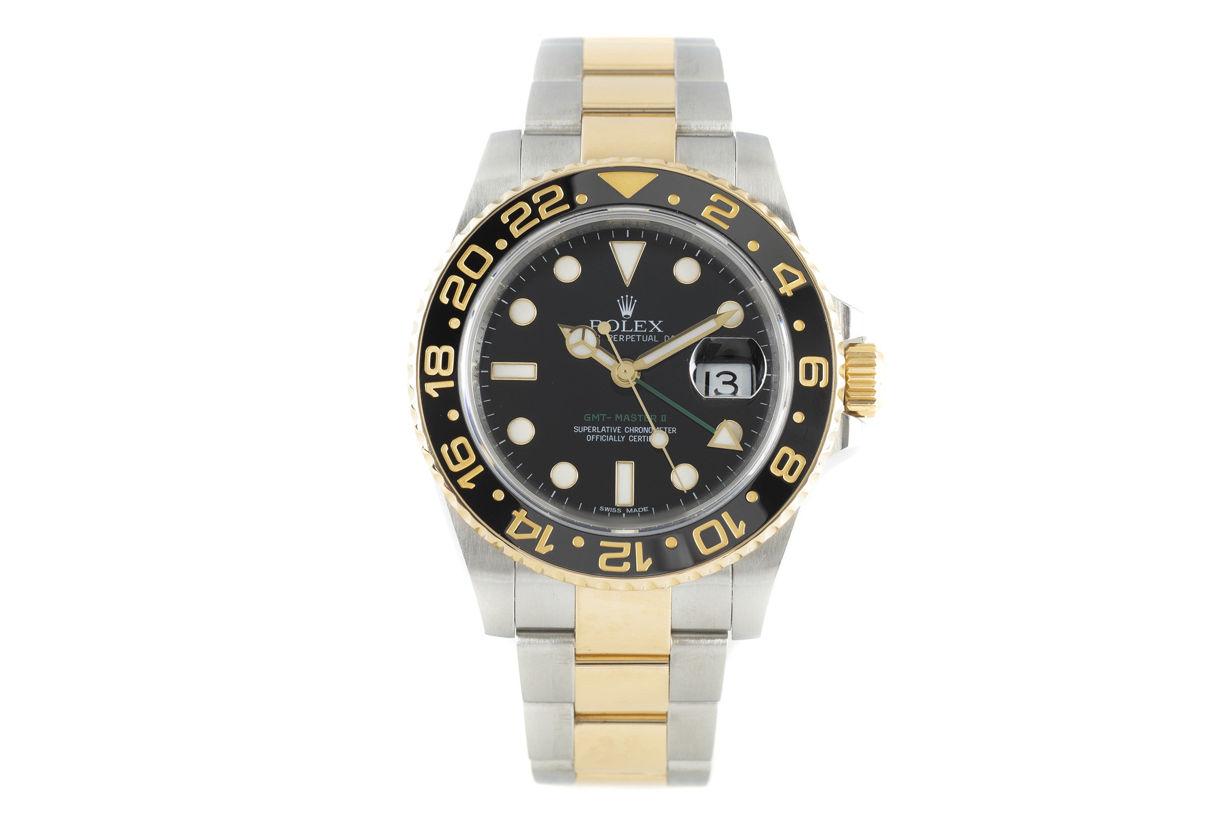 Rolex GMT-Master II Stahl Gold Automatik Herrenuhr Oyster Perpetual Ref. 116713 [2109174]