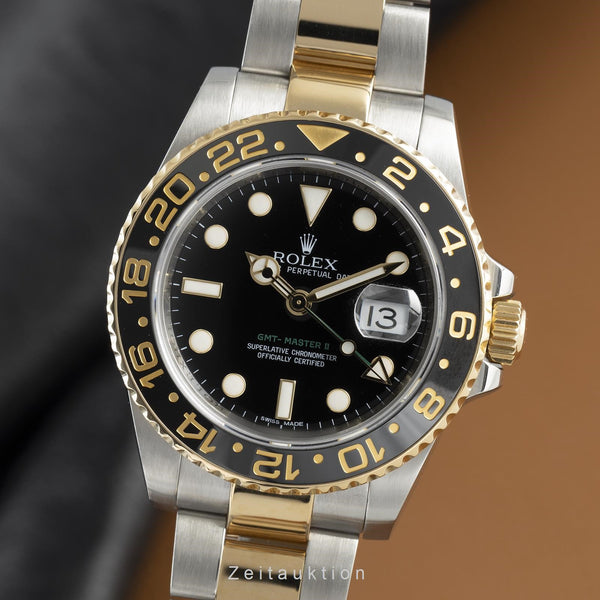 Rolex GMT-Master II Stahl Gold Automatik Herrenuhr Oyster Perpetual Ref. 116713 [2109174]