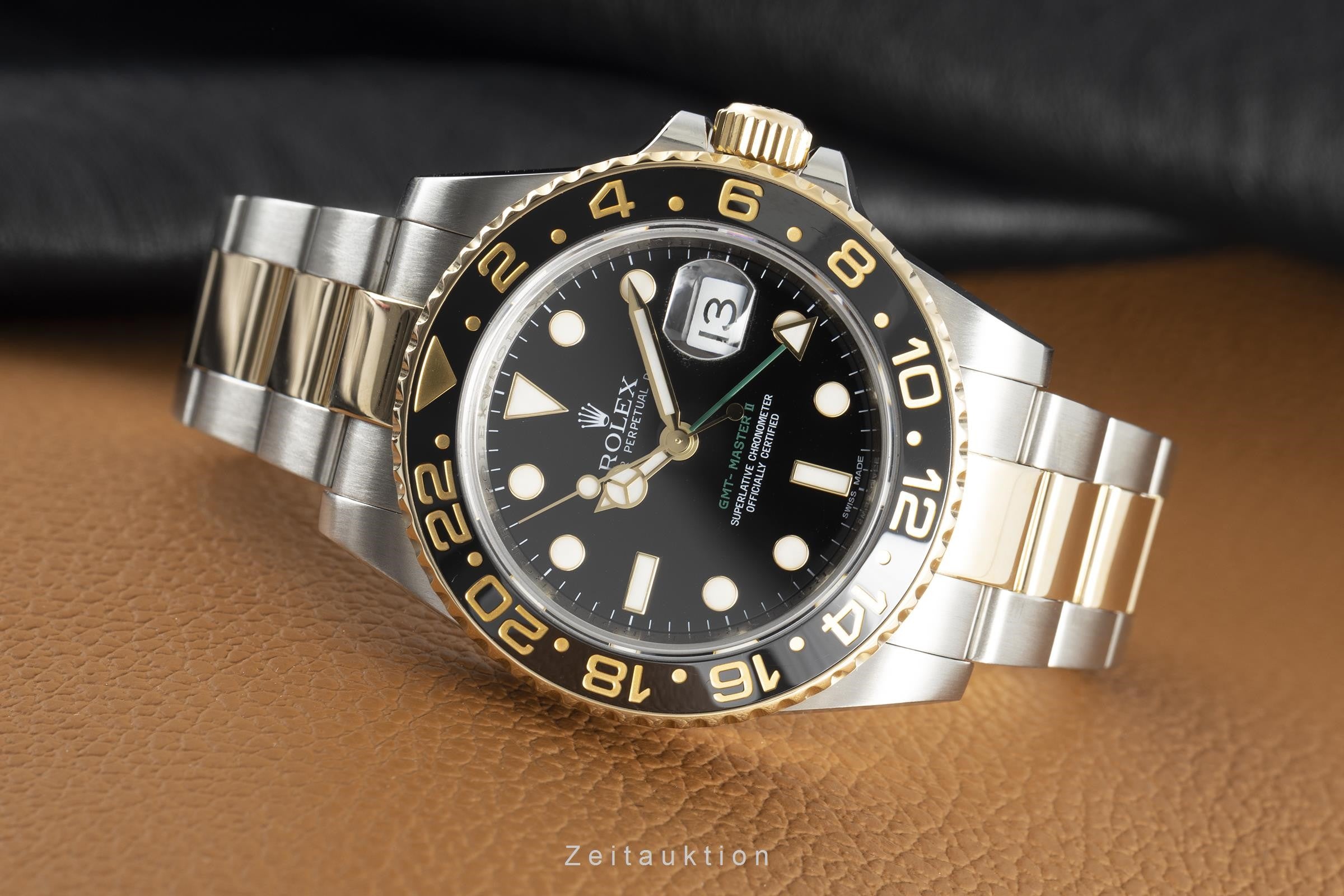 Rolex GMT-Master II Stahl Gold Automatik Herrenuhr Oyster Perpetual Ref. 116713 [2109174]