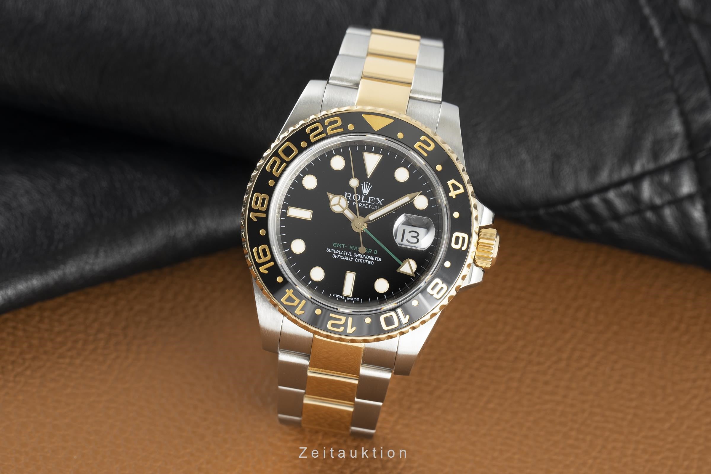Rolex GMT-Master II Stahl Gold Automatik Herrenuhr Oyster Perpetual Ref. 116713 [2109174]