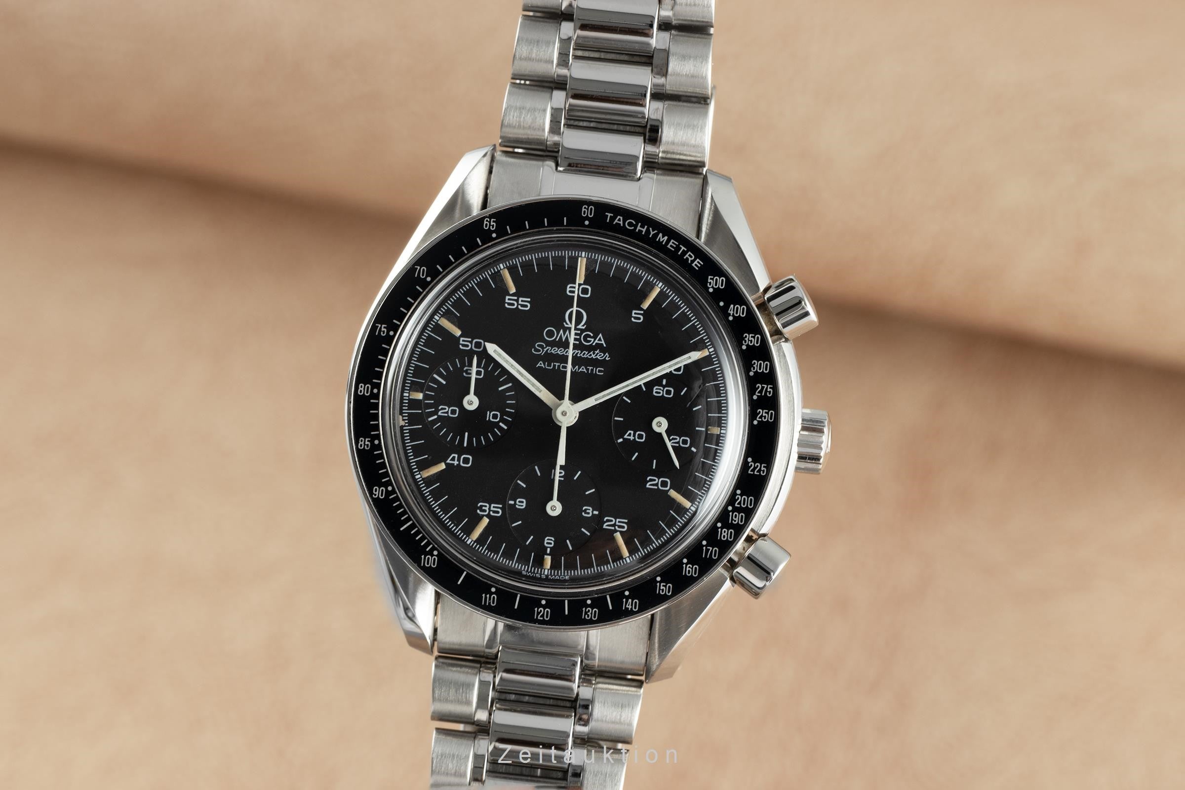 Omega Speedmaster chronograph steel automatic Kal. 1140 Ref