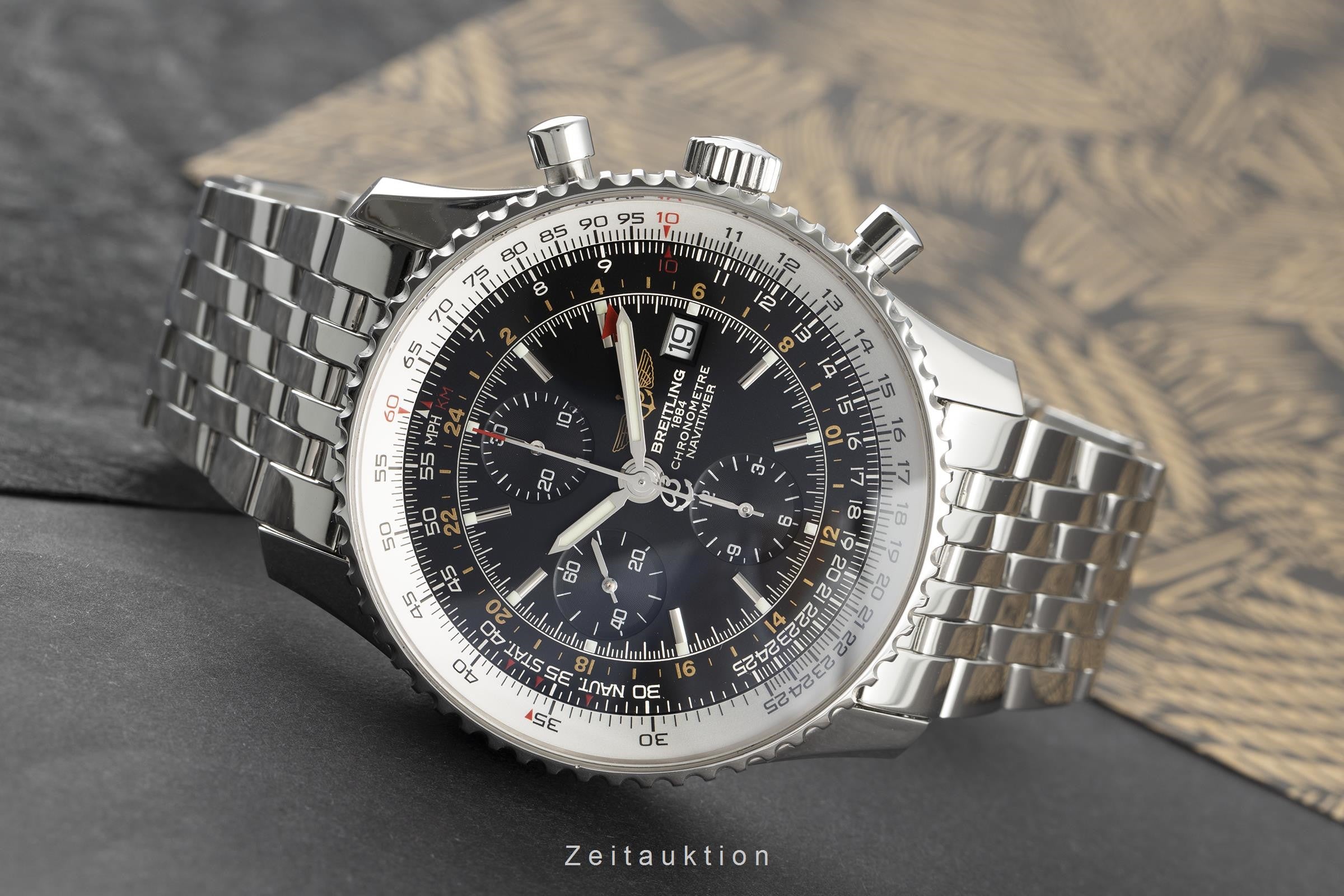 Breitling Navitimer World 46 GMT Chronograph Automatik  A24322 B&P NP: 6950 € [2109182]