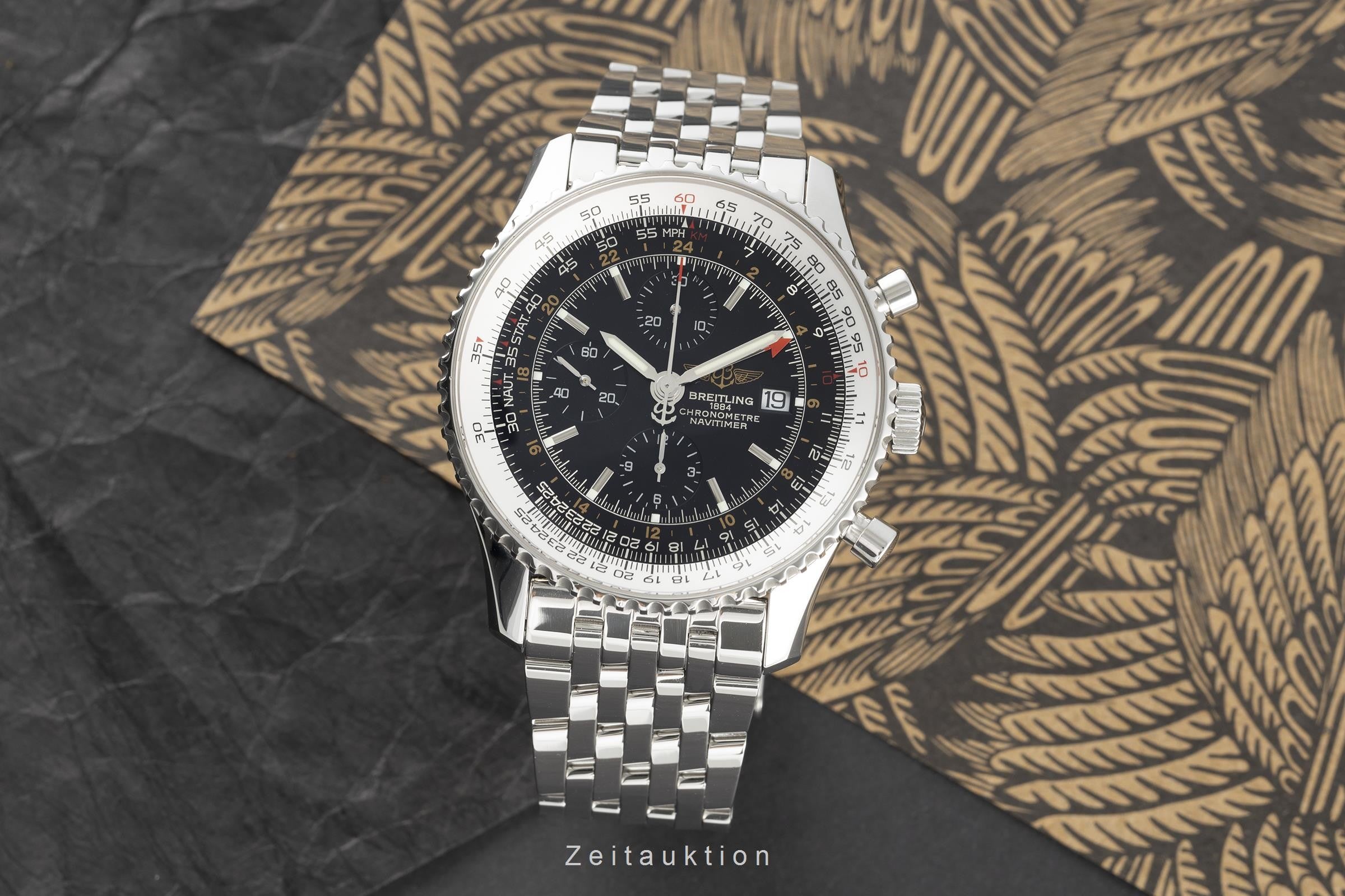 Breitling Navitimer World 46 GMT Chronograph Automatik  A24322 B&P NP: 6950 € [2109182]