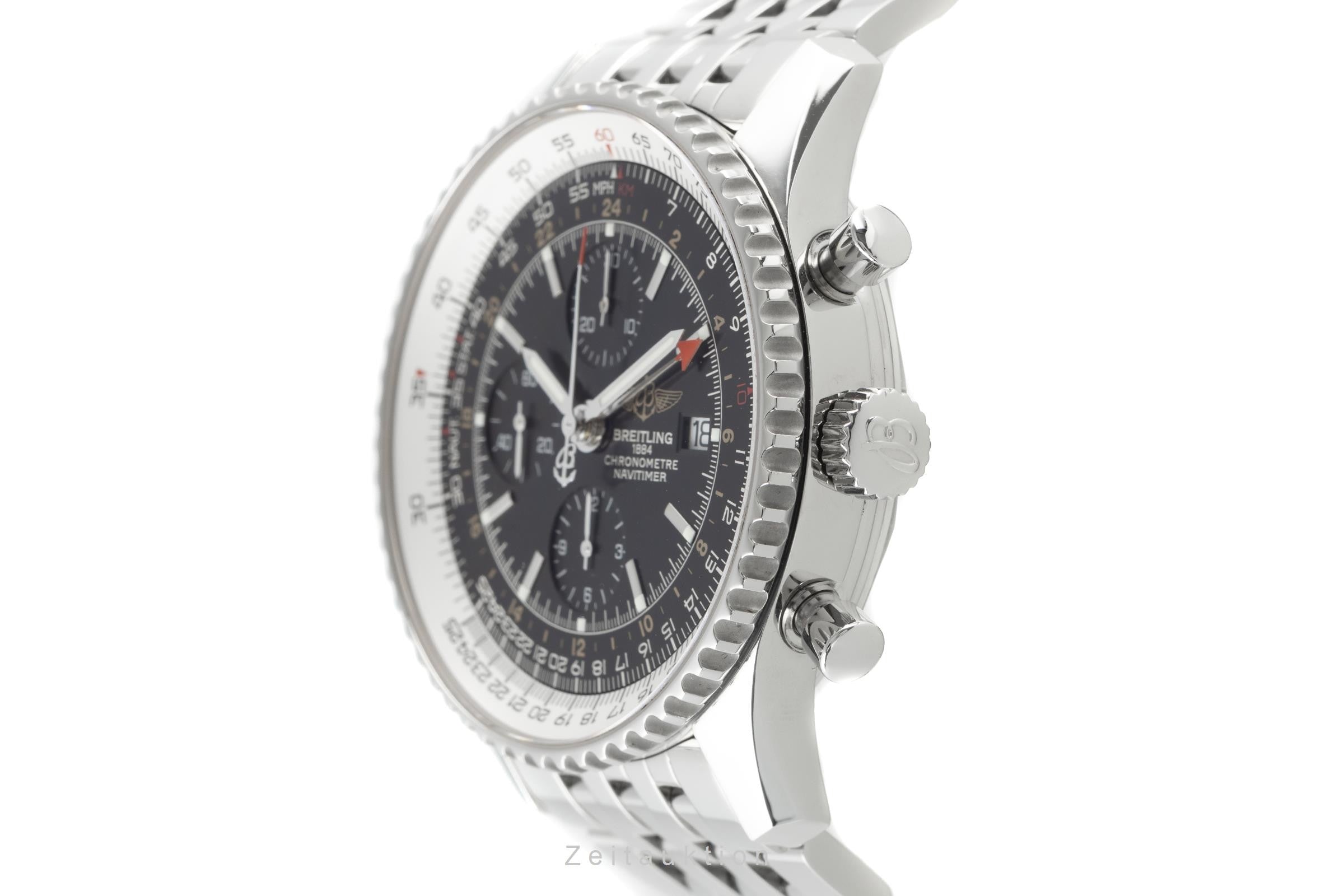 Breitling Navitimer World 46 GMT Chronograph Automatik  A24322 B&P NP: 6950 € [2109182]