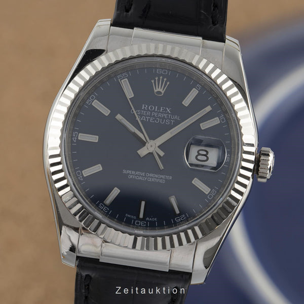 Rolex Datejust or blanc 18 ct automatique montre pour hommes 116139  [2109192]