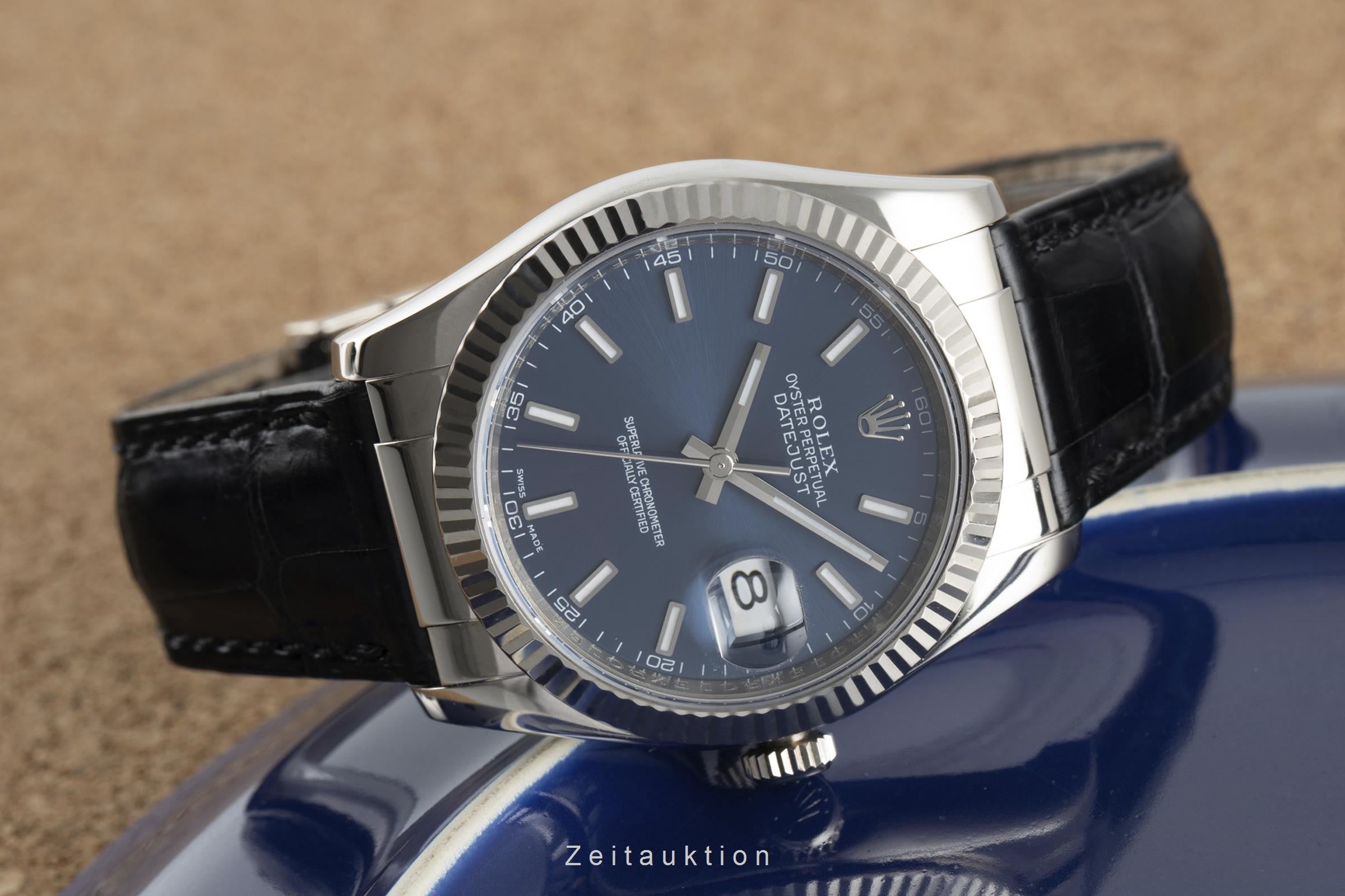 Rolex Datejust 18 ct white gold automatic men's watch 116139  [2109192]