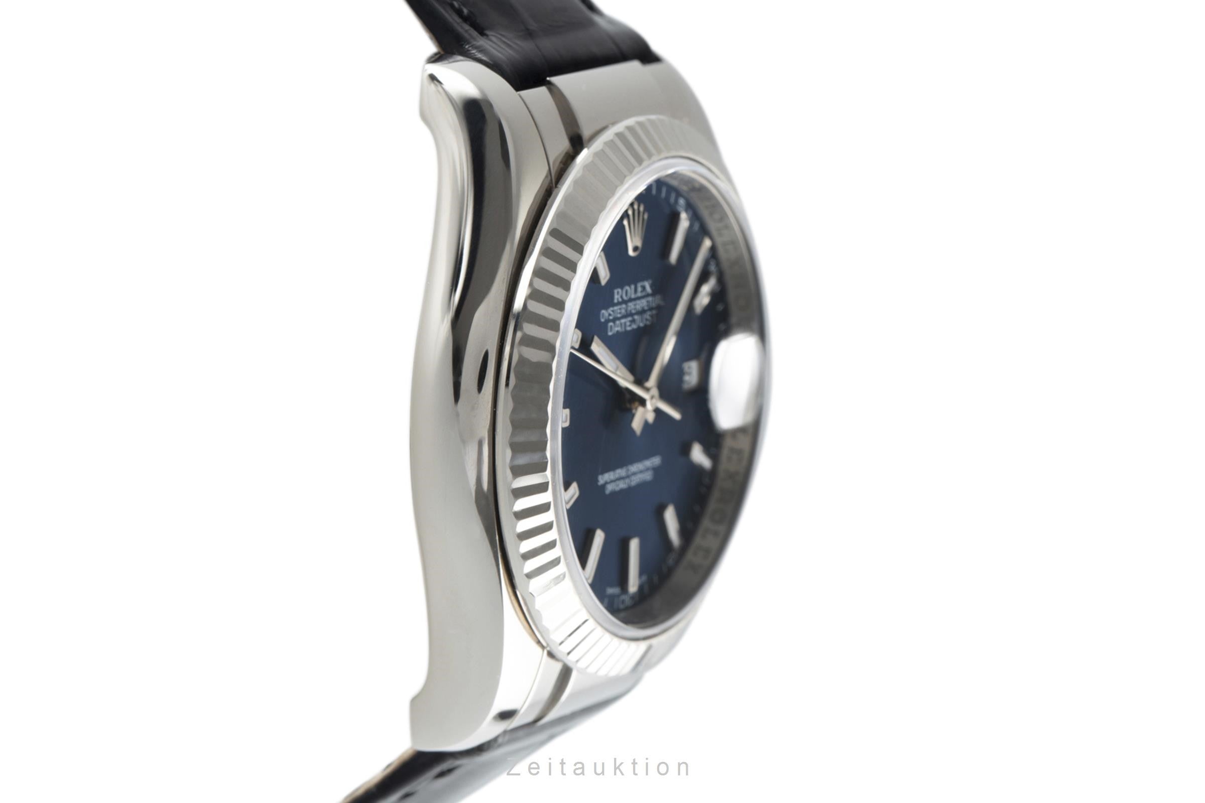 Rolex Datejust or blanc 18 ct automatique montre pour hommes 116139  [2109192]