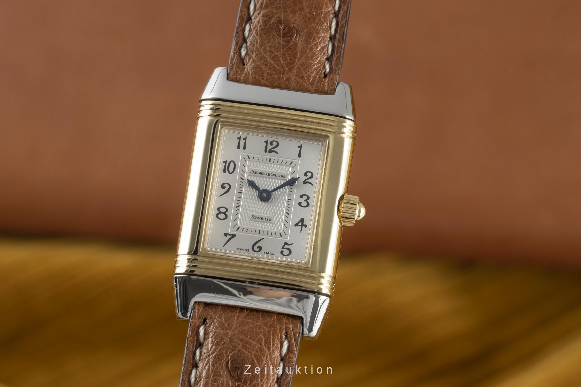 Jaeger LeCoultre Reverso steel / gold manual winding women's watch 266.5.44 LP: 8600EUR  [2109279]