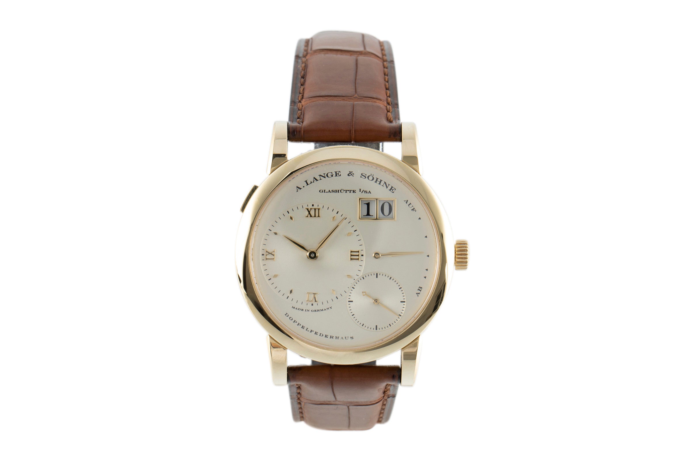 A. Lange & Söhne Lange 1 oro de 18 quilates cuerda manual reloj para caballeros 101.021 LP: 36300EUR  [2109291]