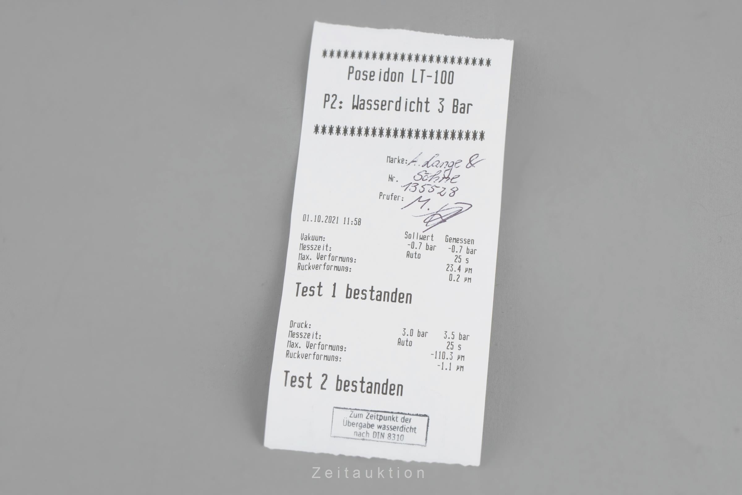 A. Lange & Söhne Lange 1 oro de 18 quilates cuerda manual reloj para caballeros 101.021 LP: 36300EUR  [2109291]