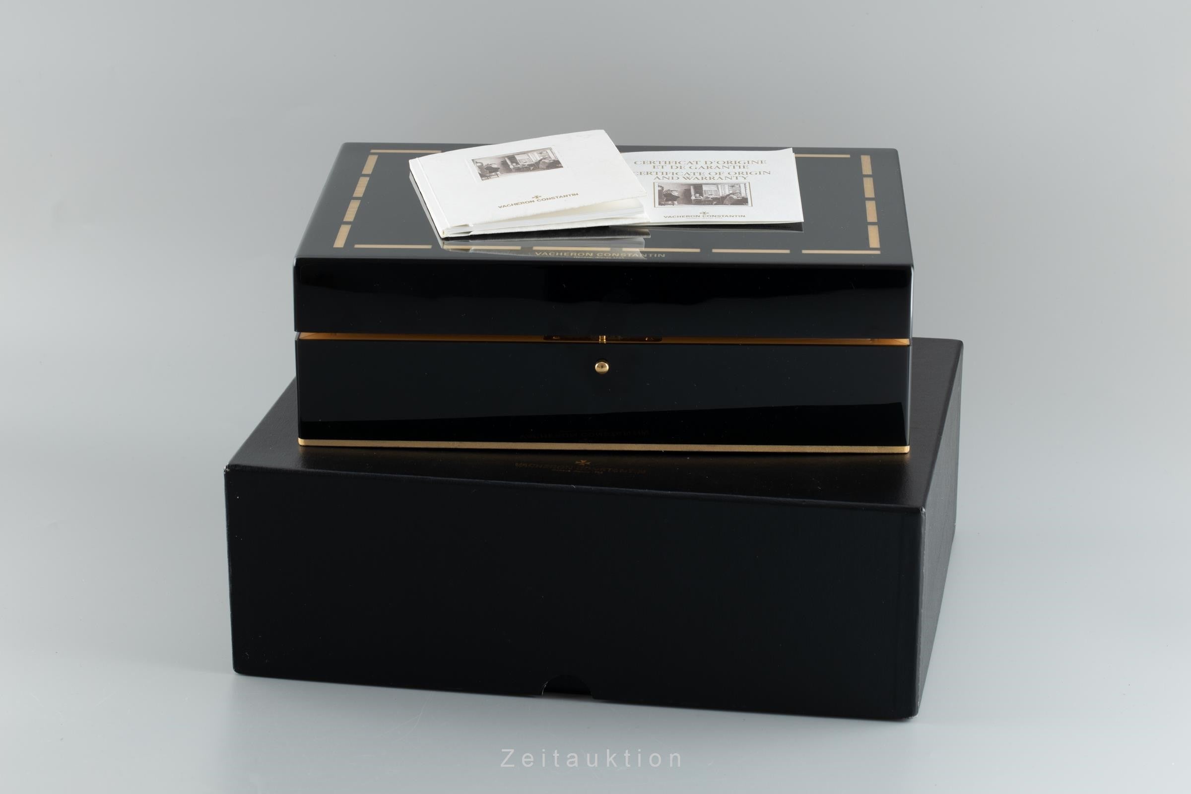 Vacheron & Constantin Jalousie Shutter 18K Weissgold Handaufzug Ref. 91002 B&P [2109329]