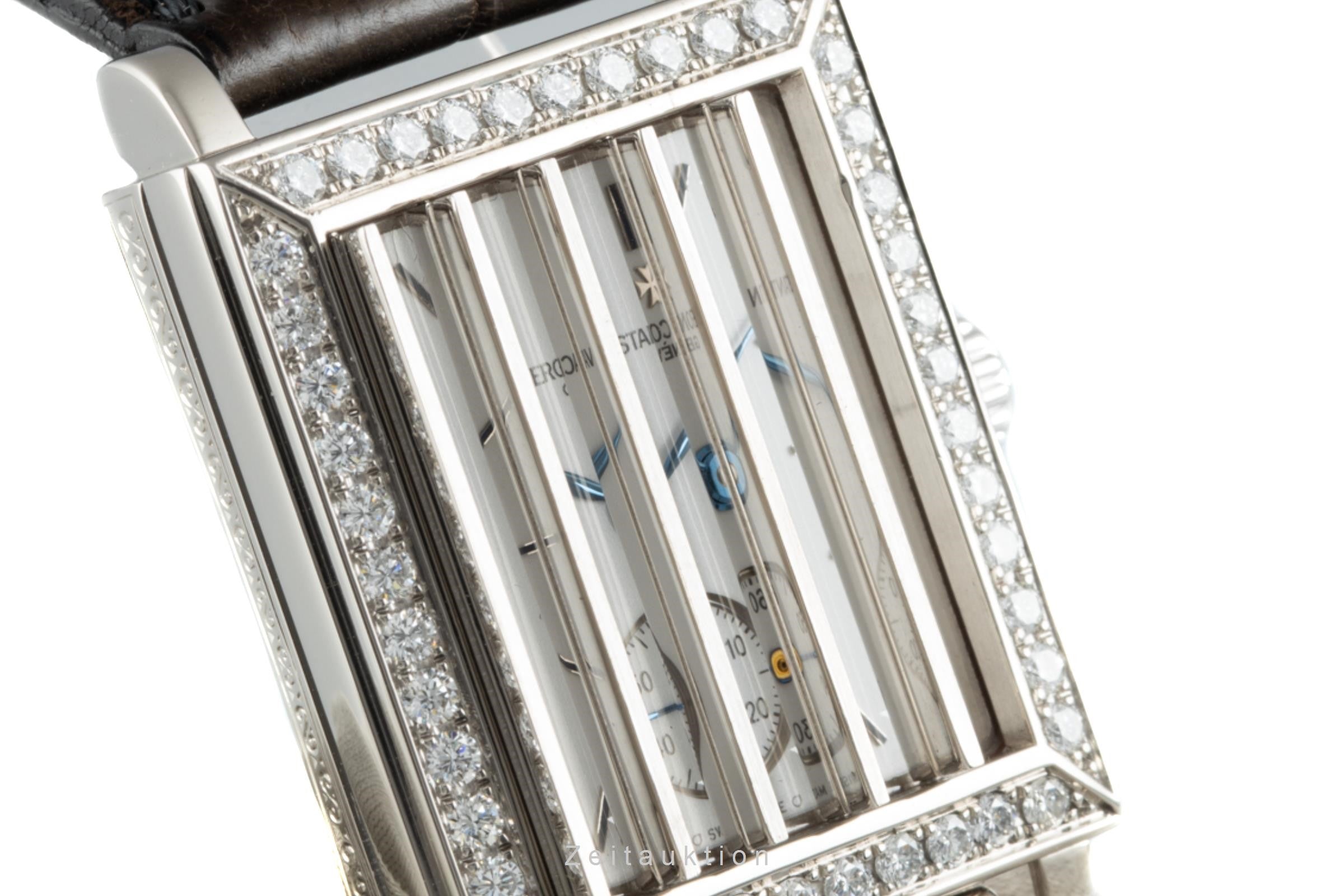 Vacheron & Constantin Jalousie Shutter 18K Weissgold Handaufzug Ref. 91002 B&P [2109329]