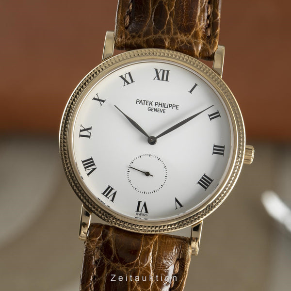 Patek Philippe Calatrava 18K (0,750) Gold Handaufzug Herrenuhr Ref. 3919  [2109352]