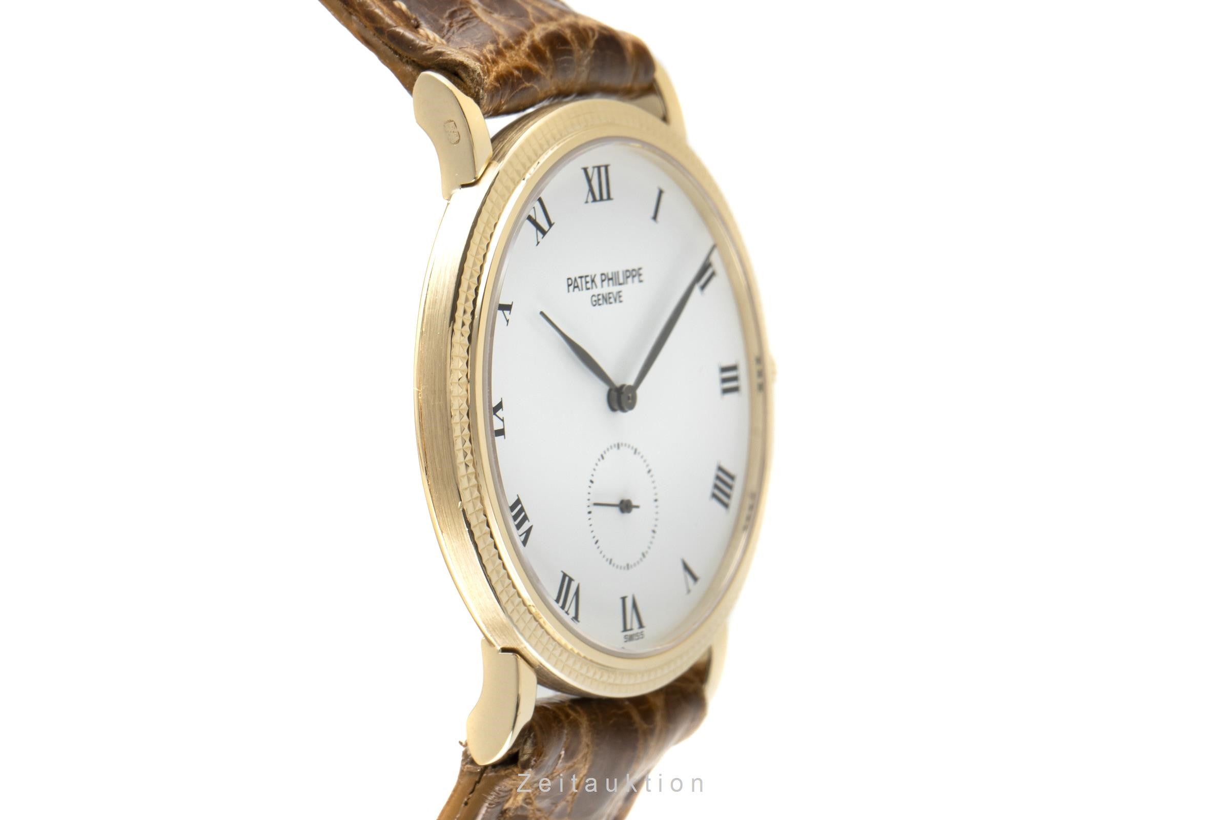 Patek Philippe Calatrava 18K (0,750) Gold Handaufzug Herrenuhr Ref. 3919  [2109352]