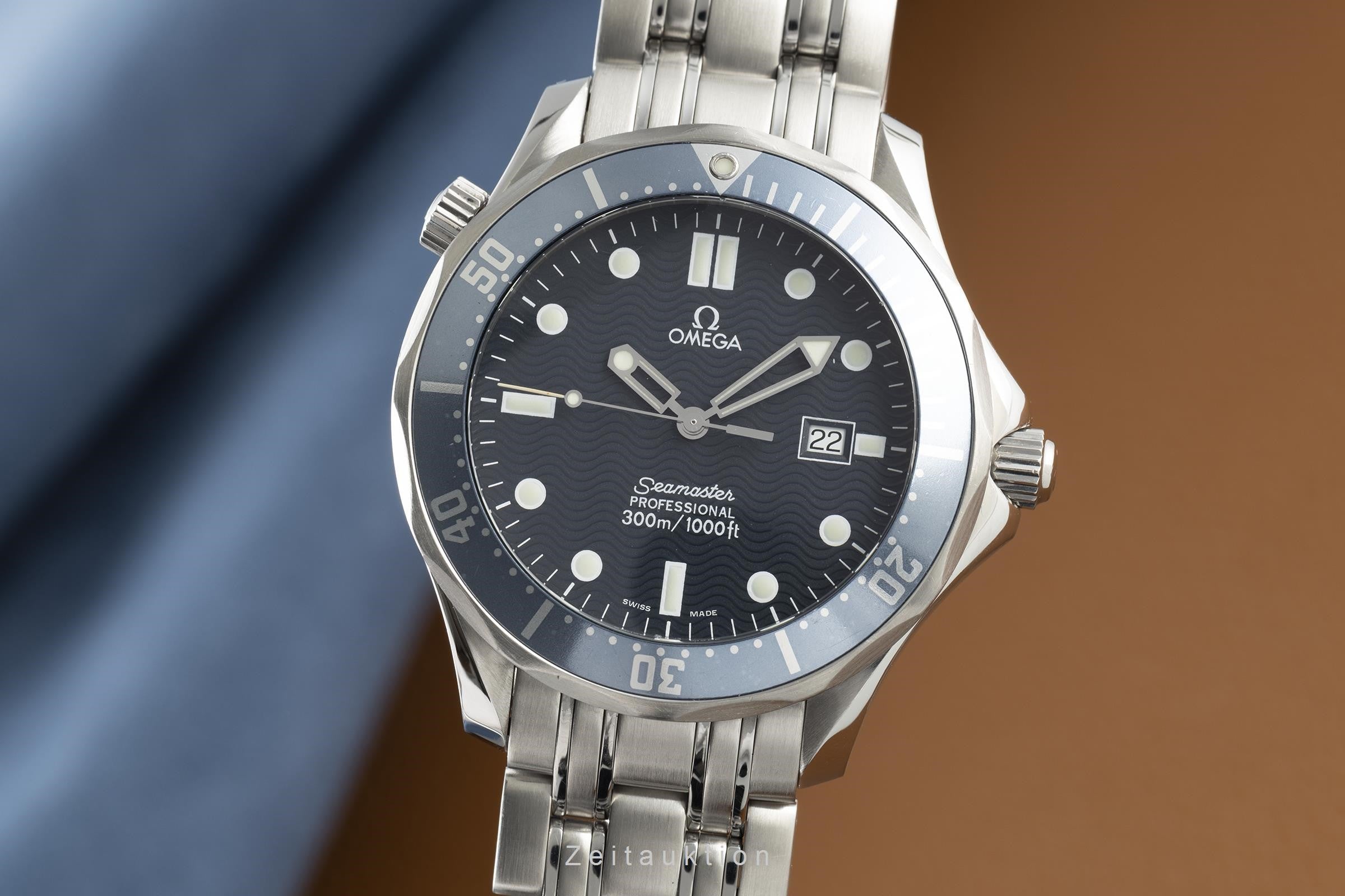 Omega Seamaster steel quartz men's watch 2541.80.00 LP: 5100EUR  [2109377]