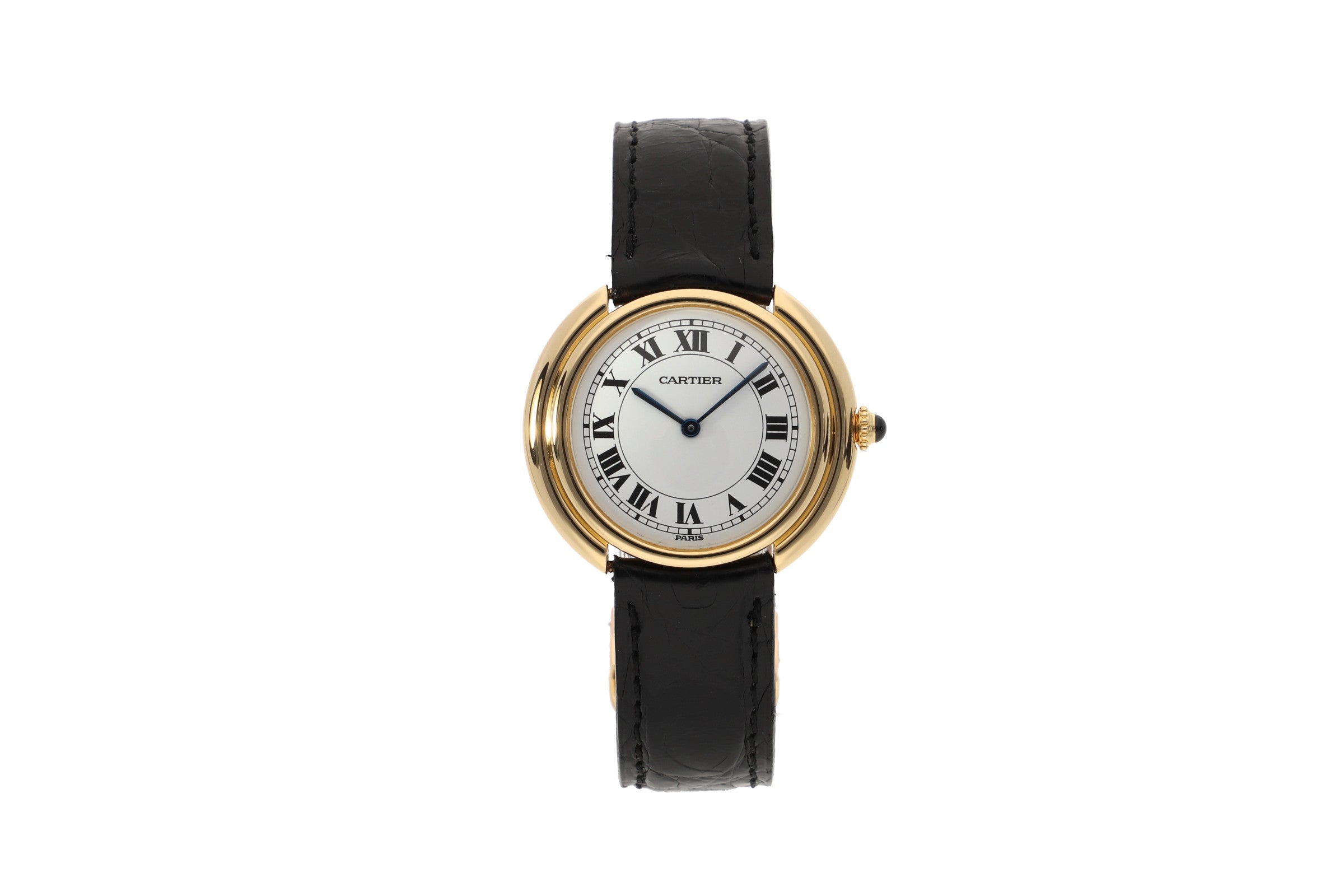 Cartier Vendome 18K (0,750) Gelbgold Handaufzug Unisex Gold Ref 78090 VP: 11200€ [2109388]