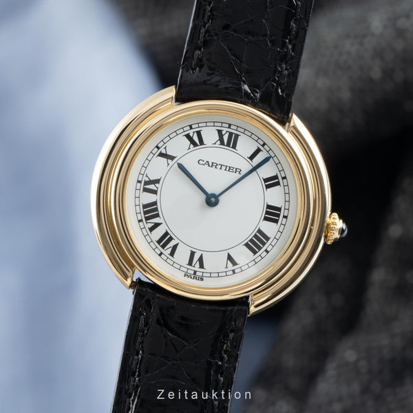 Cartier Vendome 18K (0,750) Gelbgold Handaufzug Unisex Gold Ref 78090 VP: 11200€ [2109388]