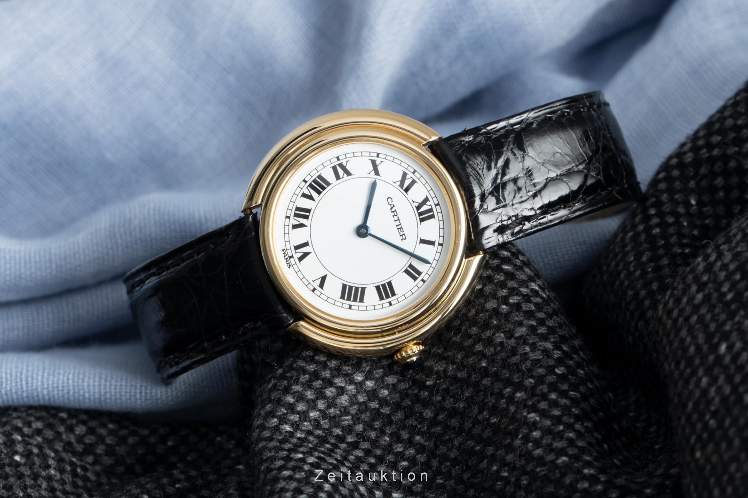 Cartier Vendome 18 ct gold manual winding unisex 78090 LP: 11200EUR  [2109388]