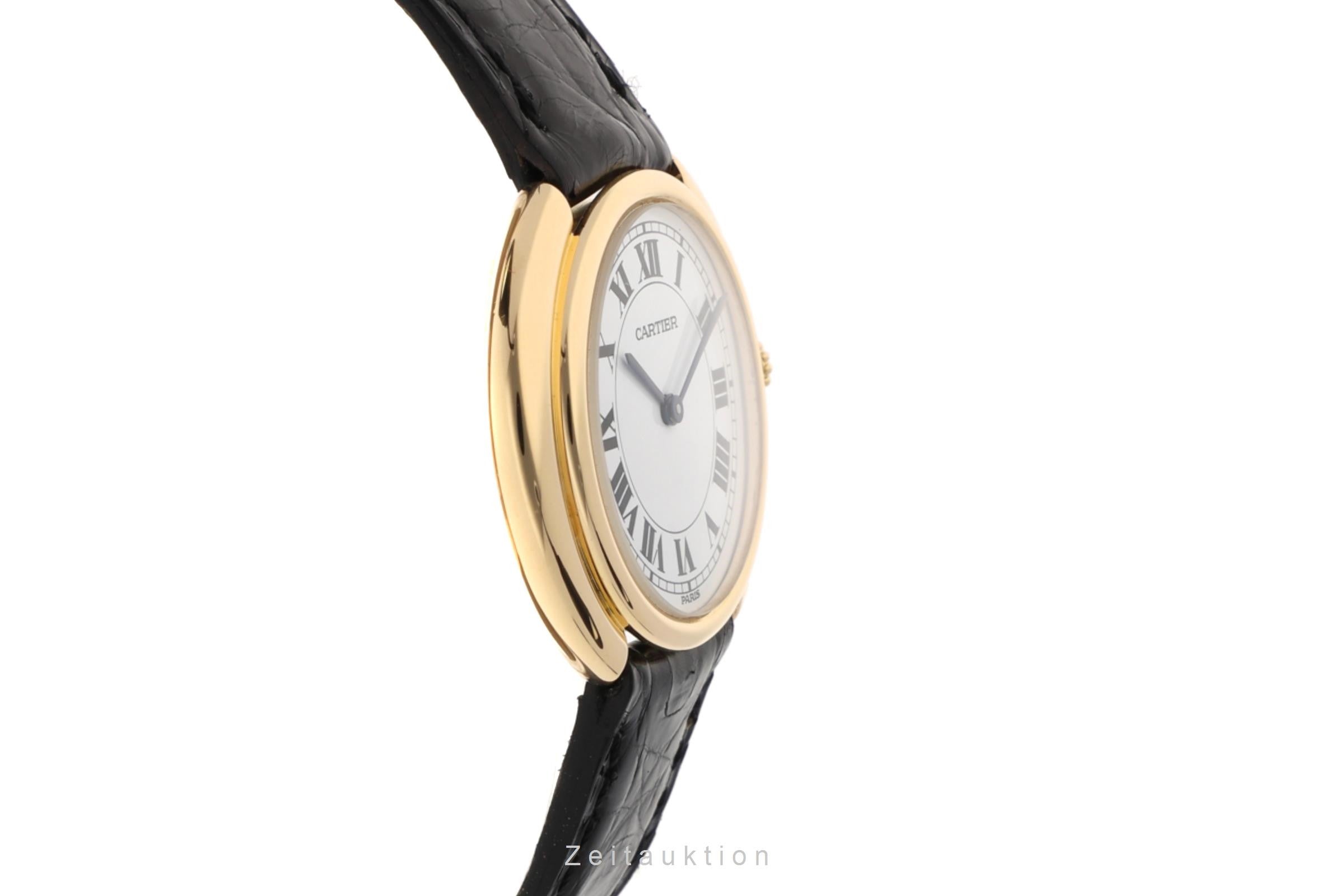 Cartier Vendome 18K (0,750) Gelbgold Handaufzug Unisex Gold Ref 78090 VP: 11200€ [2109388]