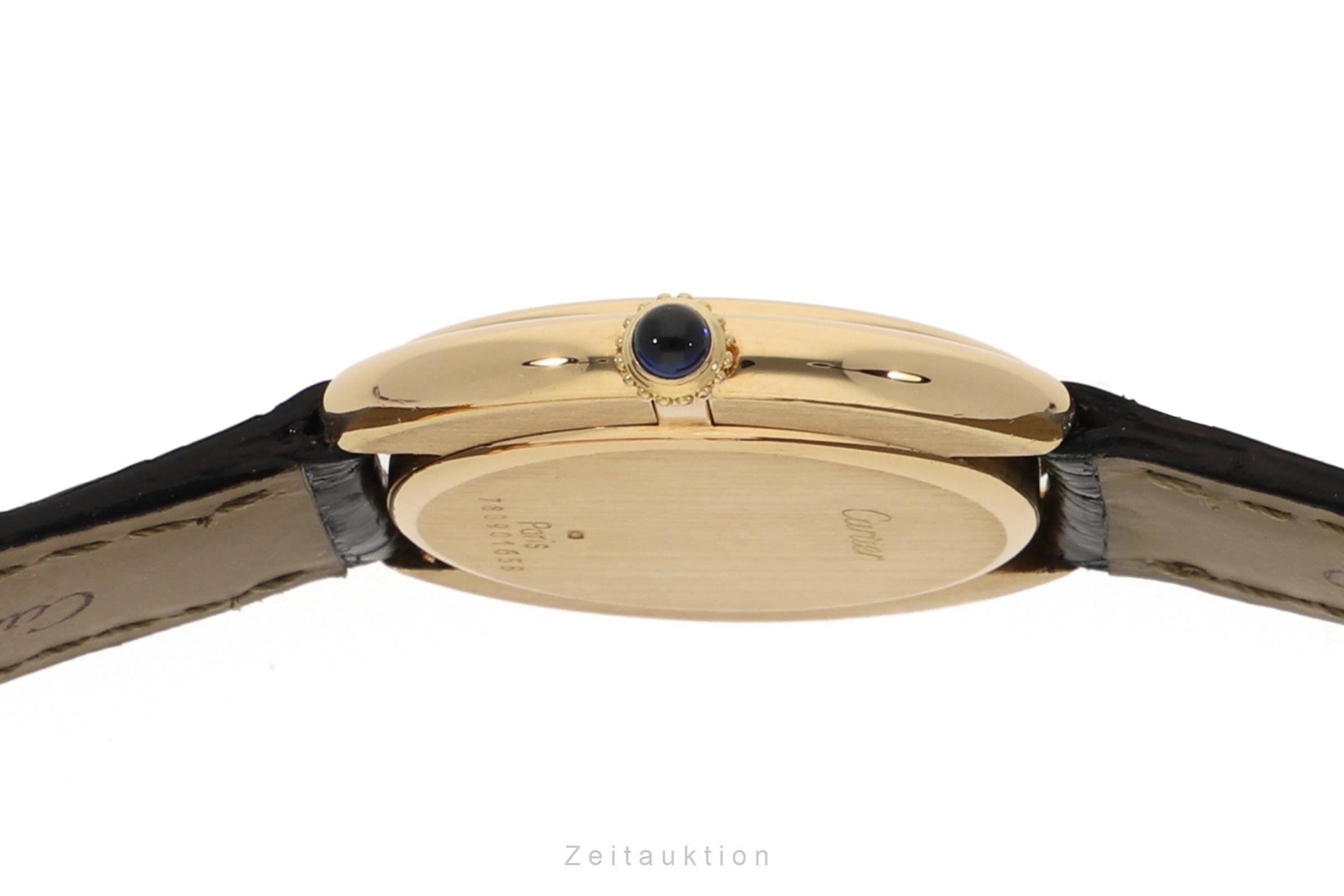 Cartier Vendome 18K (0,750) Gelbgold Handaufzug Unisex Gold Ref 78090 VP: 11200€ [2109388]