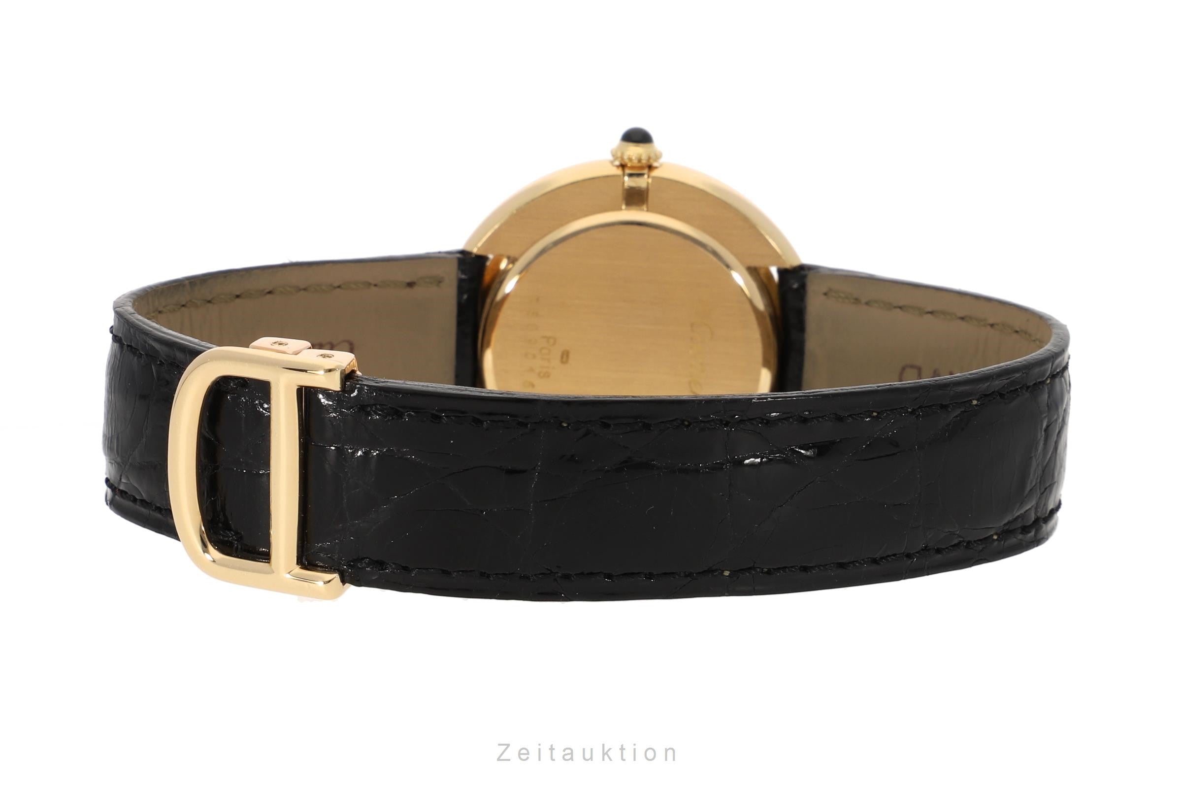 Cartier Vendome 18K (0,750) Gelbgold Handaufzug Unisex Gold Ref 78090 VP: 11200€ [2109388]