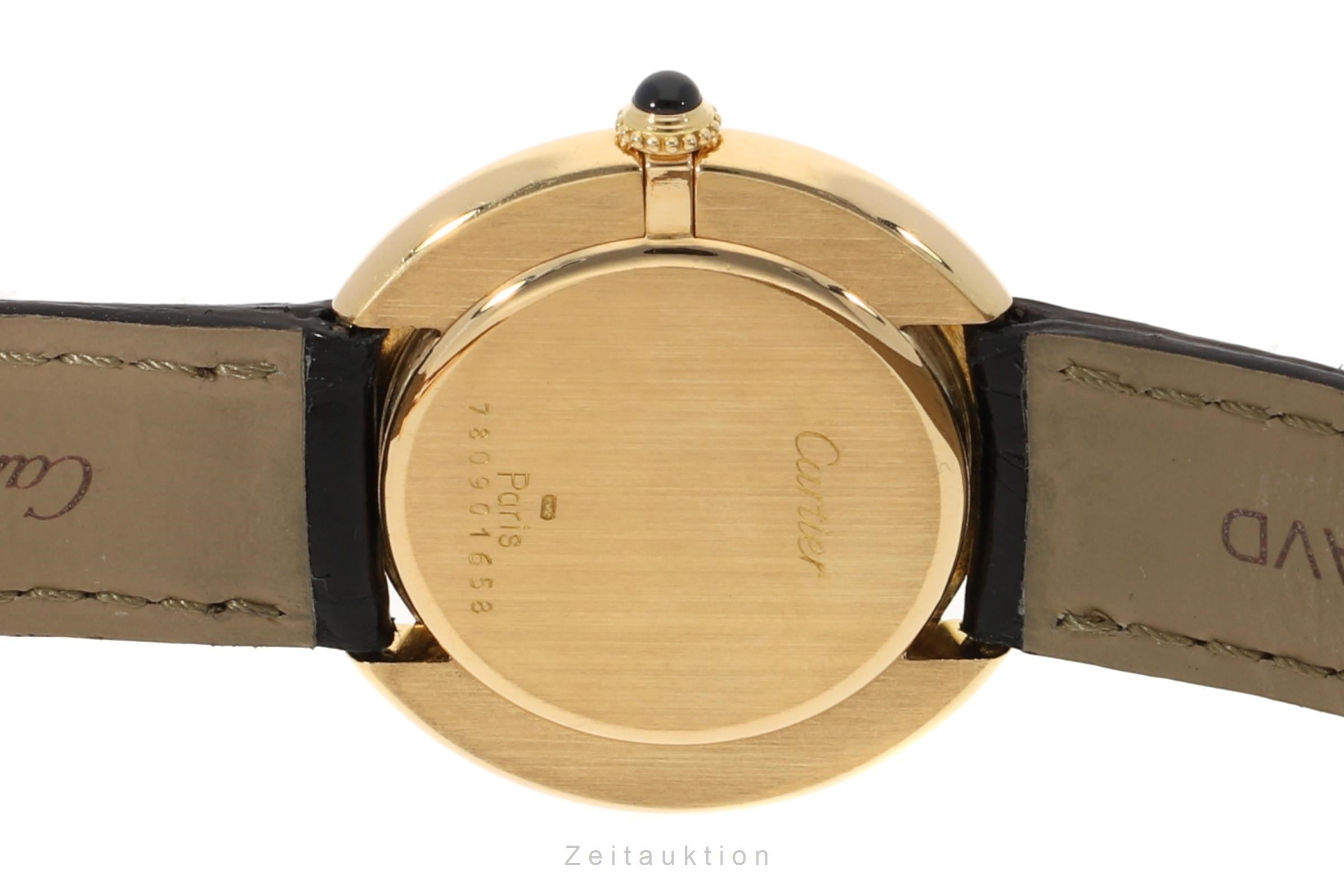 Cartier Vendome 18K (0,750) Gelbgold Handaufzug Unisex Gold Ref 78090 VP: 11200€ [2109388]