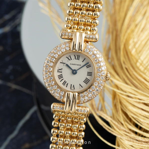 Cartier Colisee 18 ct gold quartz women's watch 8109 LP: 24900EUR  [2109394]