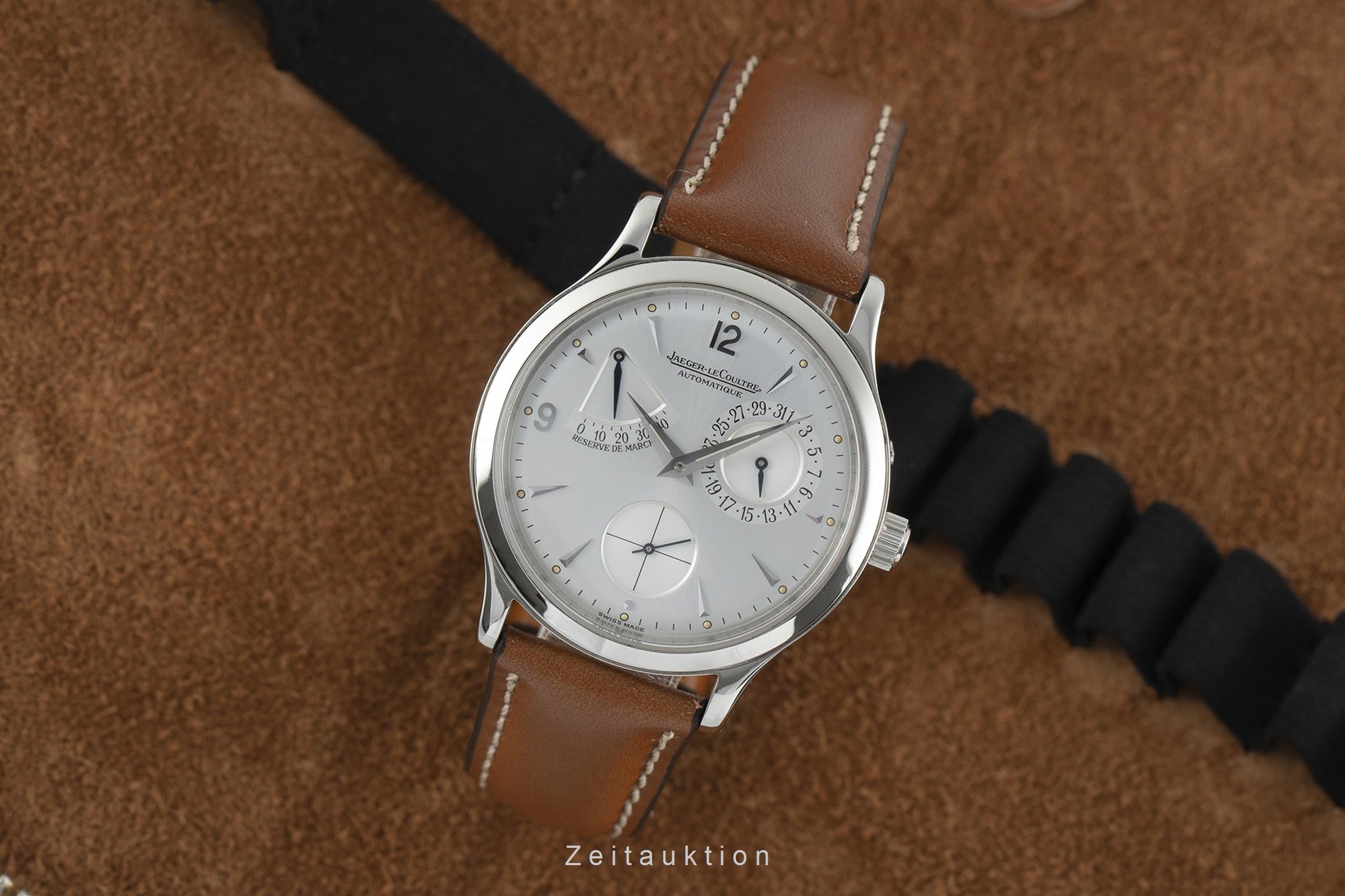 Jaeger LeCoultre Master Control steel automatic men's watch 140.8.93 LP: 8950EUR  [2109409]