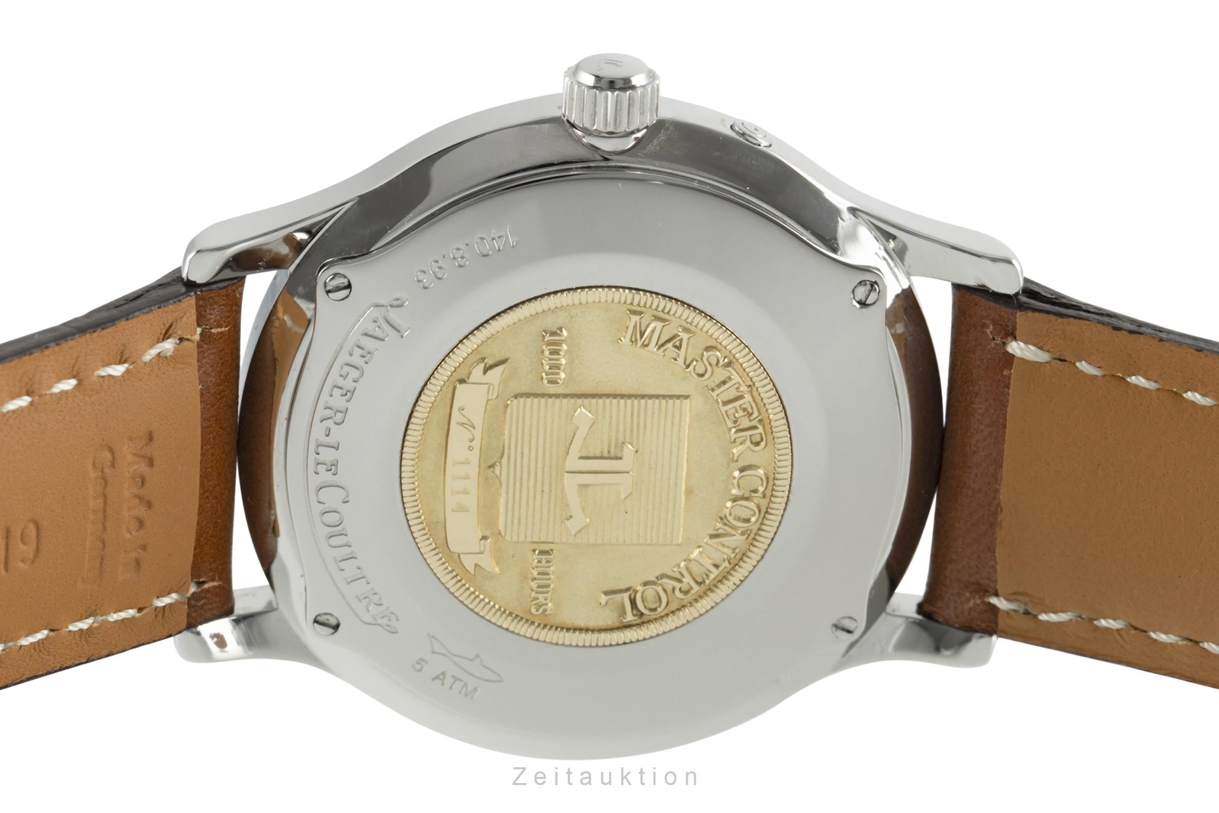 Jaeger LeCoultre Master Control steel automatic men's watch 140.8.93 LP: 8950EUR  [2109409]