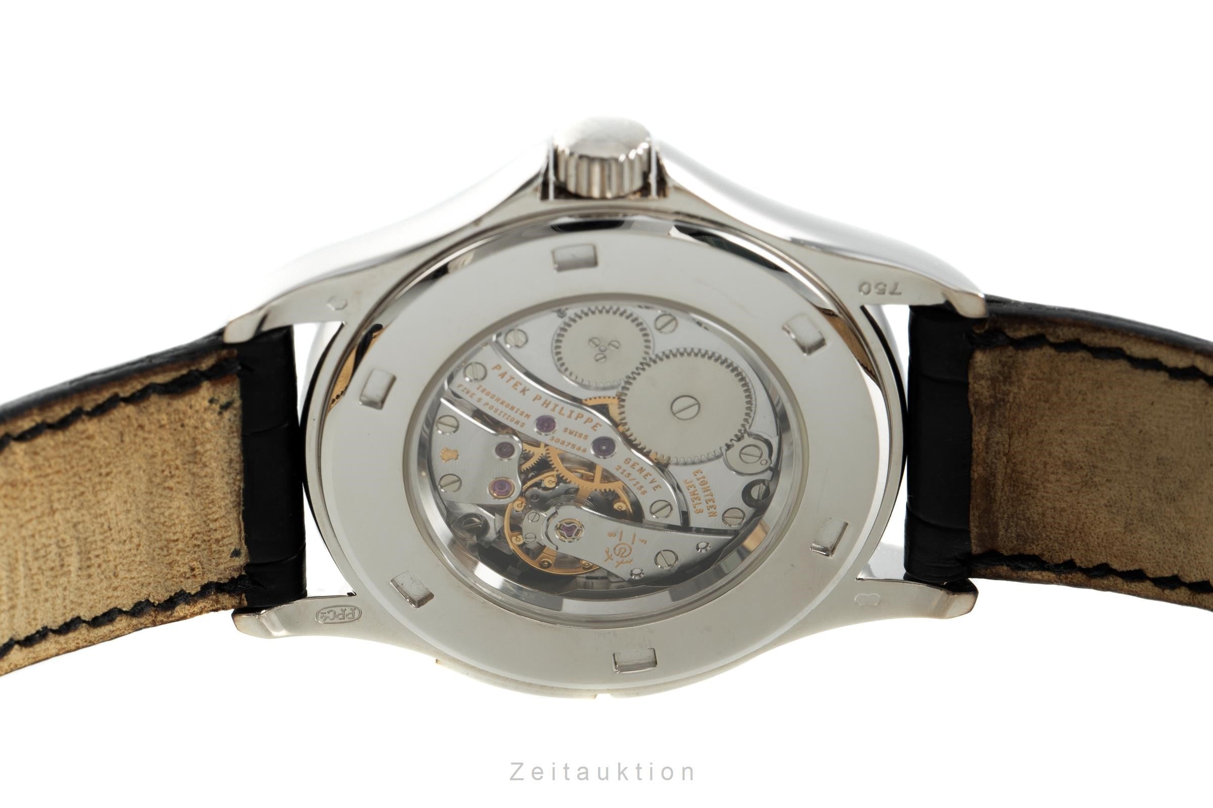 Patek Philippe Travel Time 18 ct white gold manual winding Kal