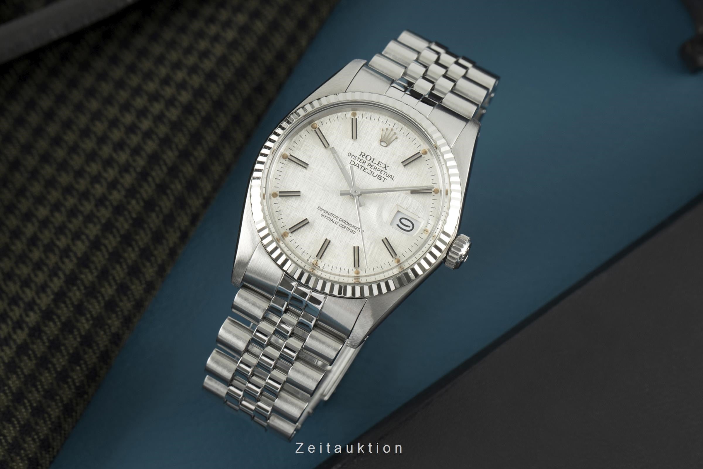 Rolex Datejust steel / white gold automatic men's watch 16014  [2109493]