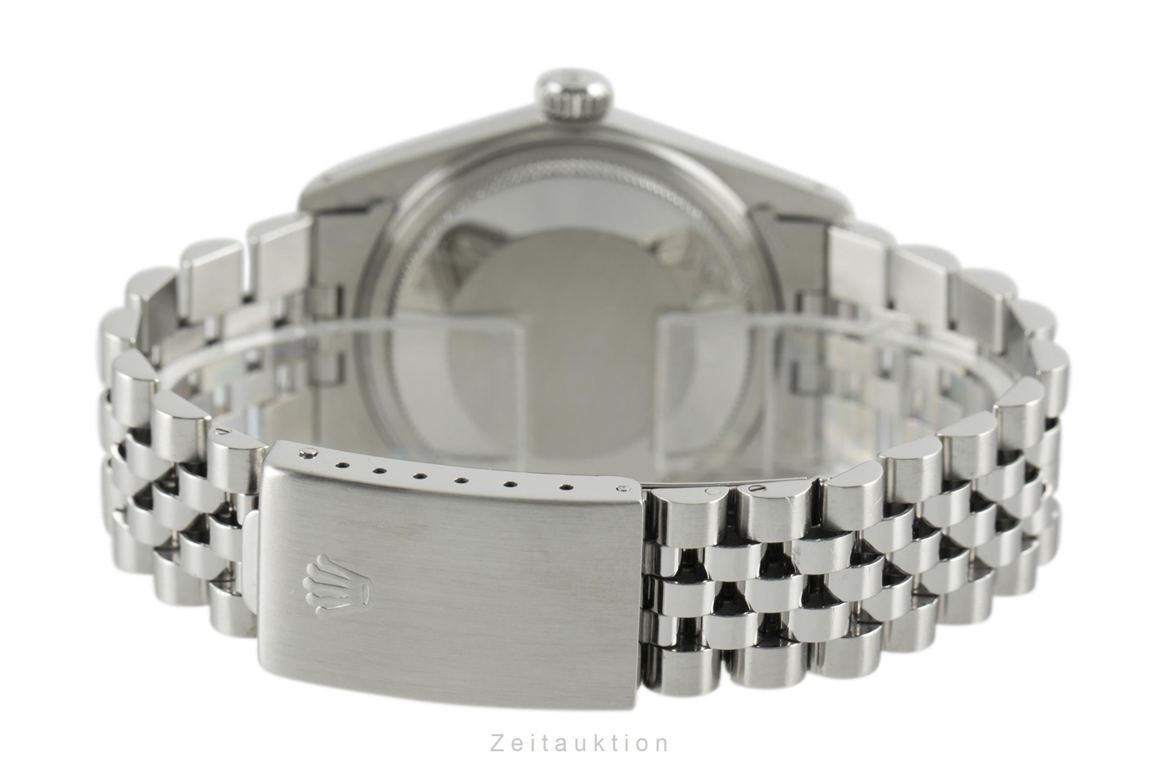 Rolex Datejust 36 "Linen Dial" Stahl Weissgold Herrenuhr Oyster Perpetual 16014 [2109493]