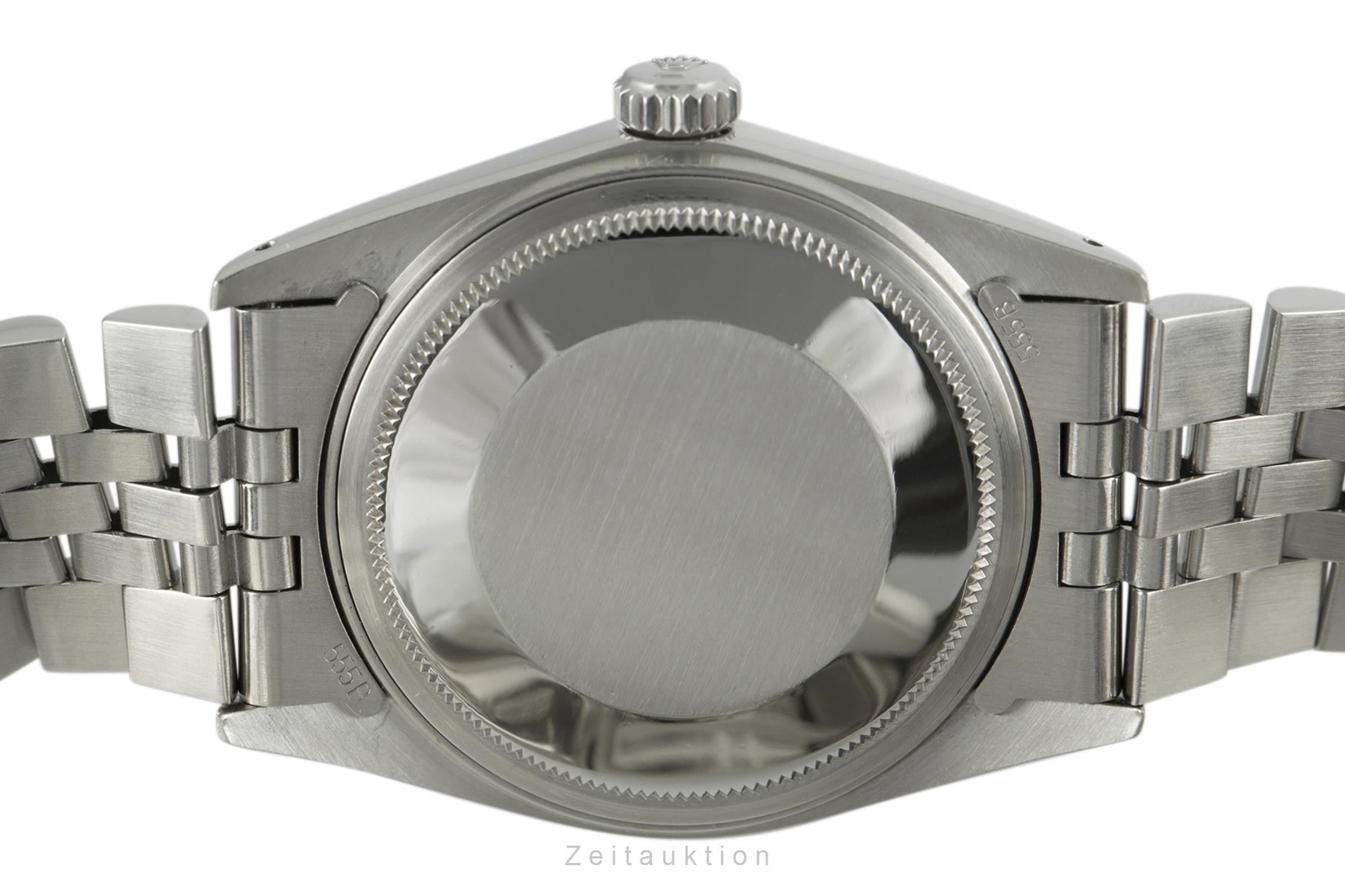 Rolex Datejust 36 "Linen Dial" Stahl Weissgold Herrenuhr Oyster Perpetual 16014 [2109493]