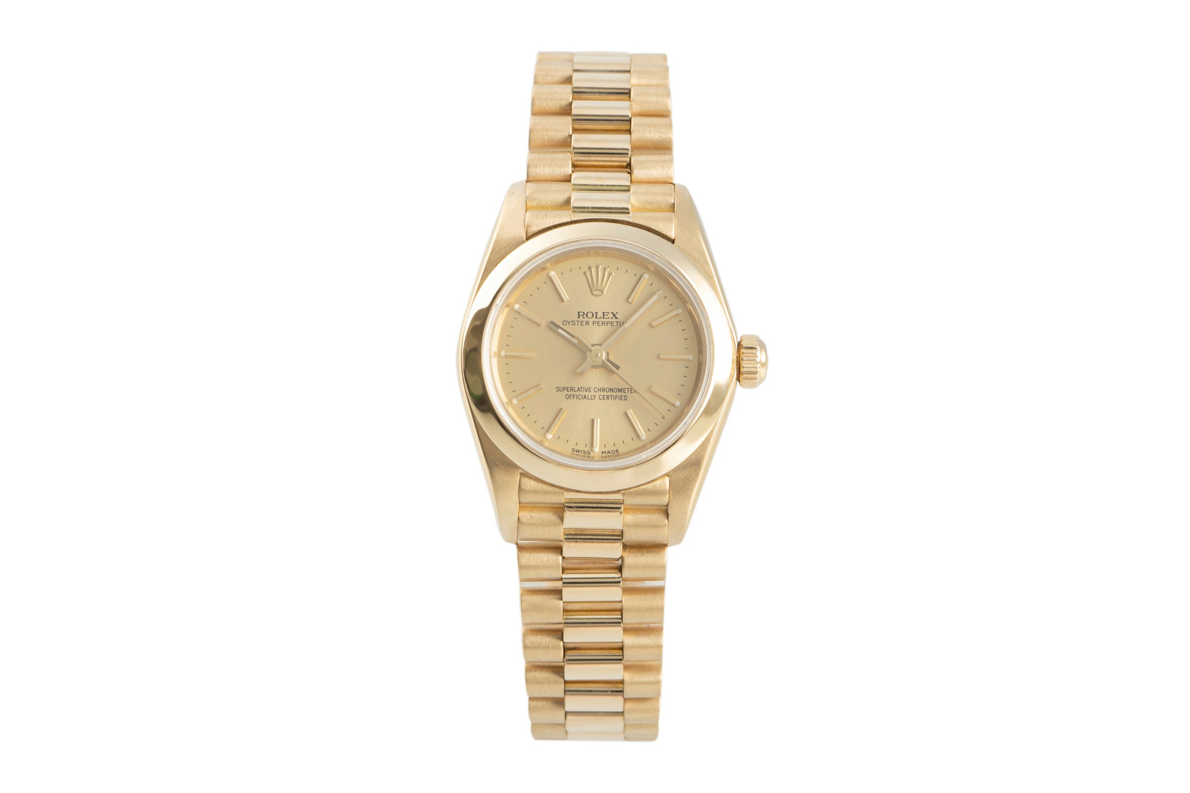 Rolex Oyster Perpetual or 18 ct automatique montre pour femmes 76198  [2109596]
