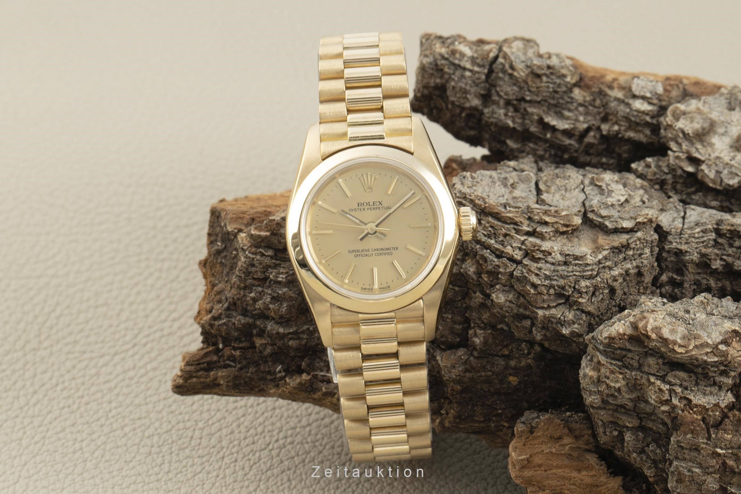 Rolex Oyster Perpetual or 18 ct automatique montre pour femmes 76198  [2109596]