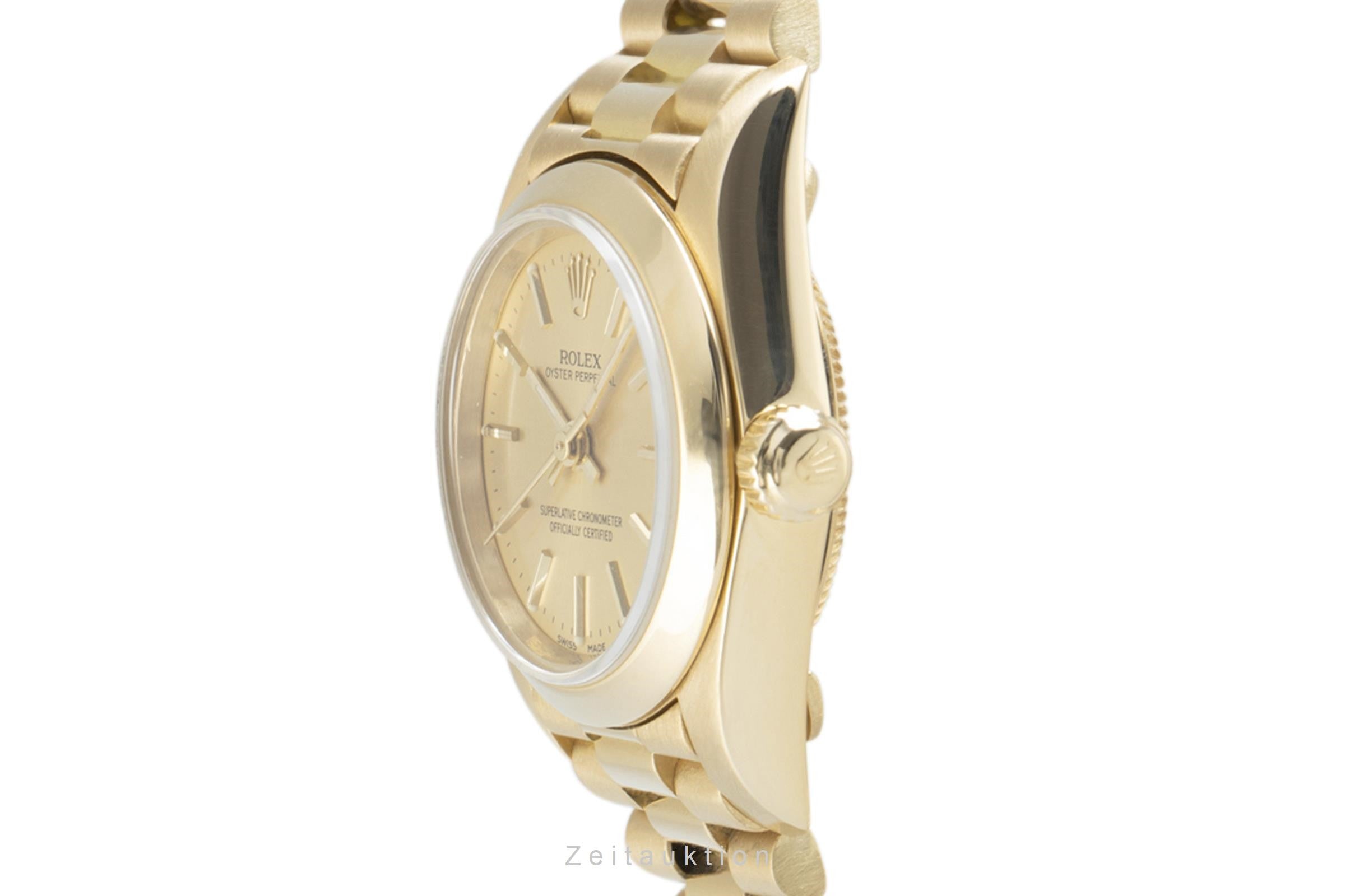 Rolex Oyster Perpetual or 18 ct automatique montre pour femmes 76198  [2109596]