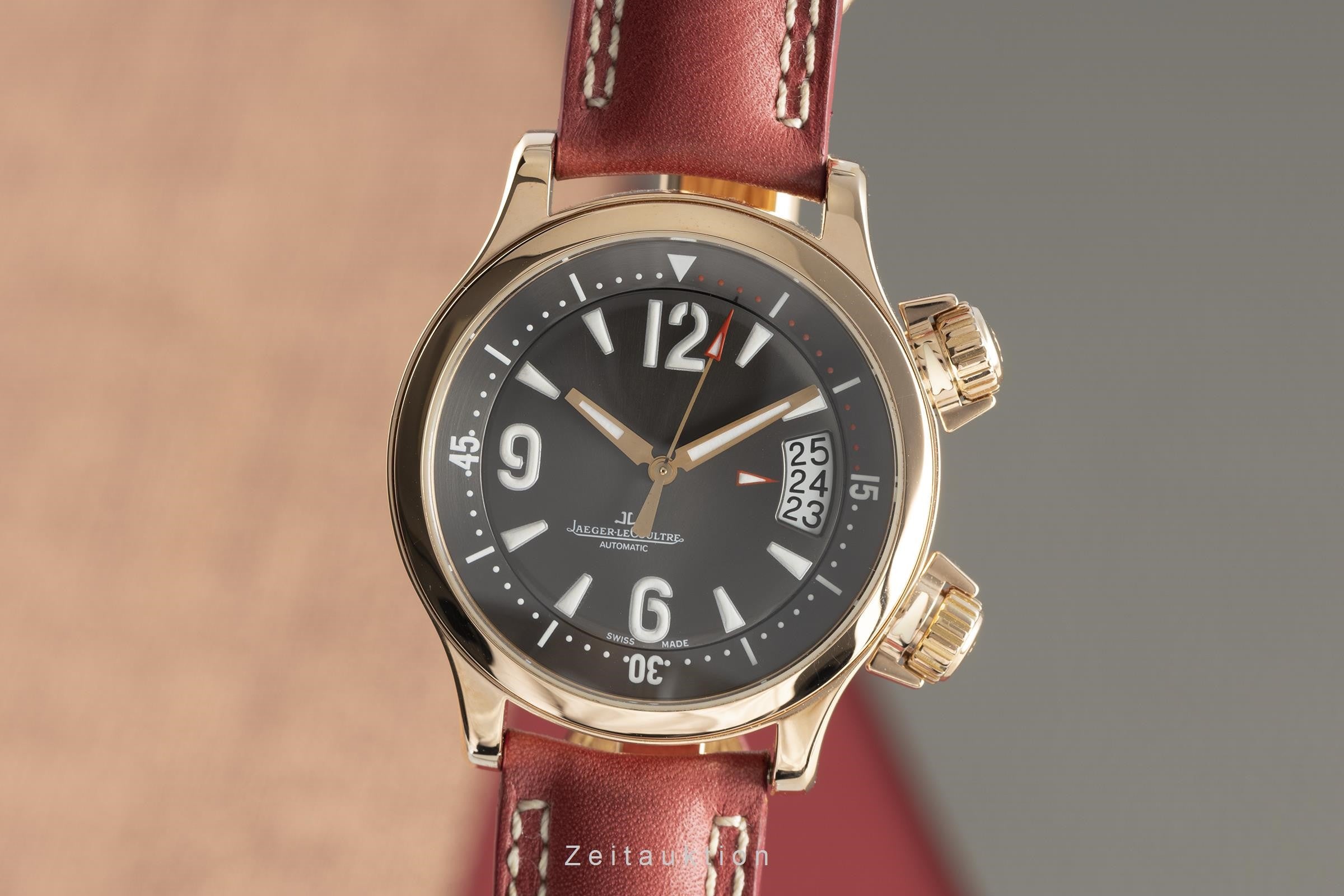 Jaeger LeCoultre Master Compressor 18 ct red gold automatic unisex 148.2.60 LP: 17200EUR  [2109651]