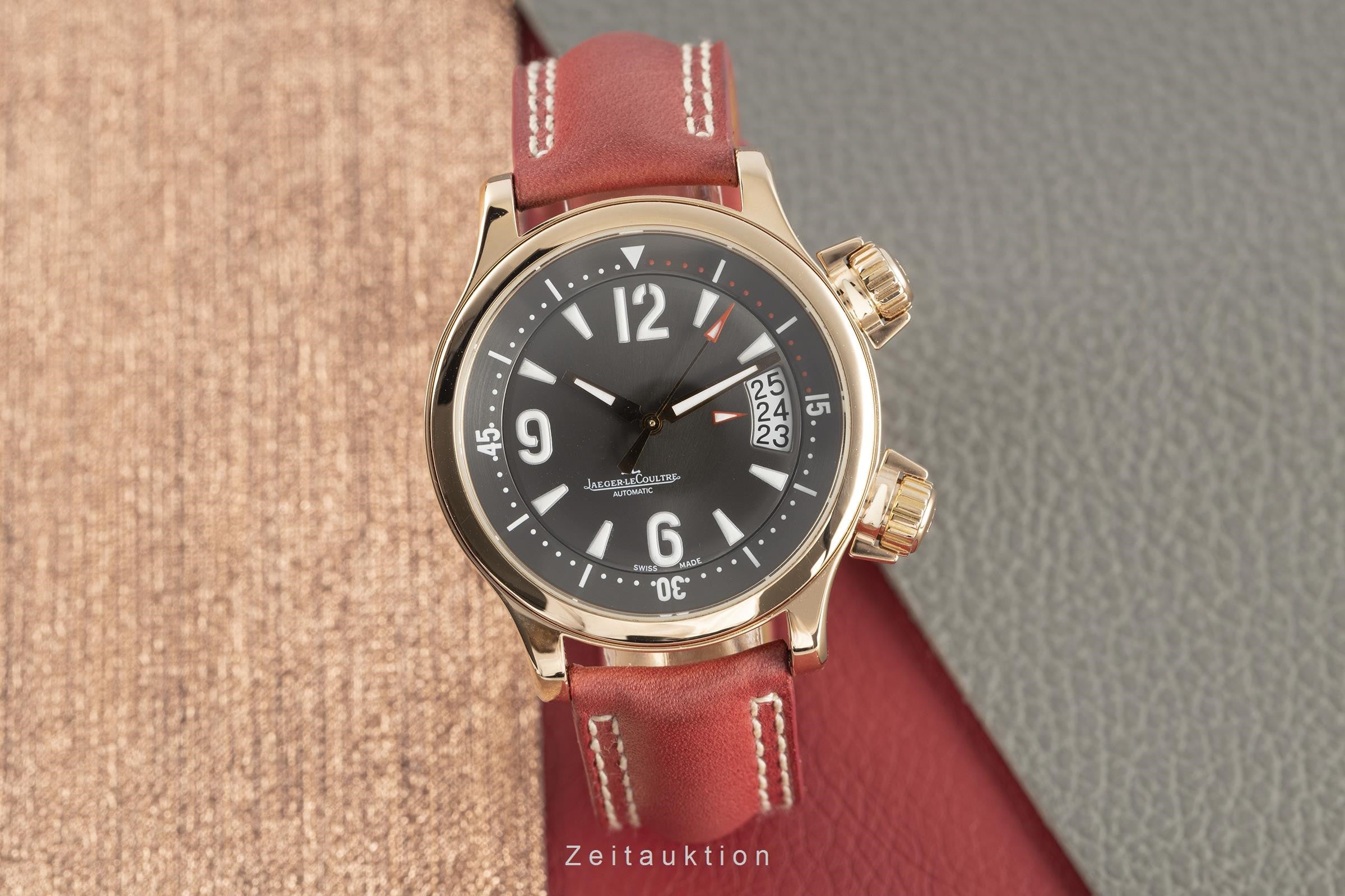 Jaeger LeCoultre Master Compressor 18 ct red gold automatic unisex 148.2.60 LP: 17200EUR  [2109651]