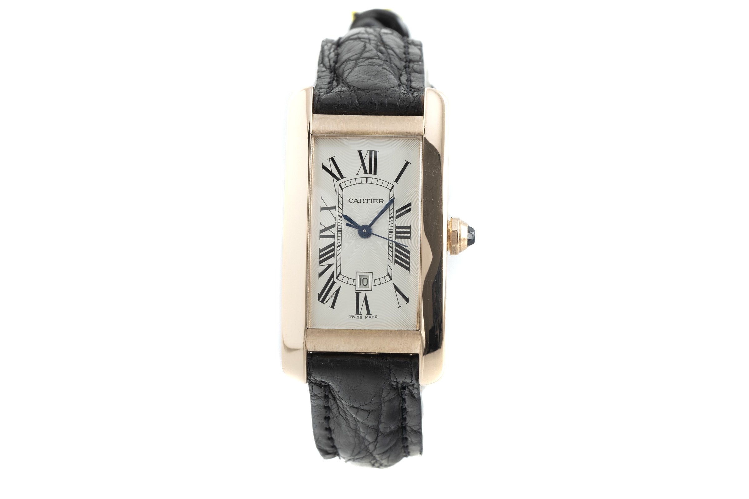 Cartier Tank Américaine 18 ct red gold automatic men's watch W2620030, 2504 LP: 13900EUR  [2109662]